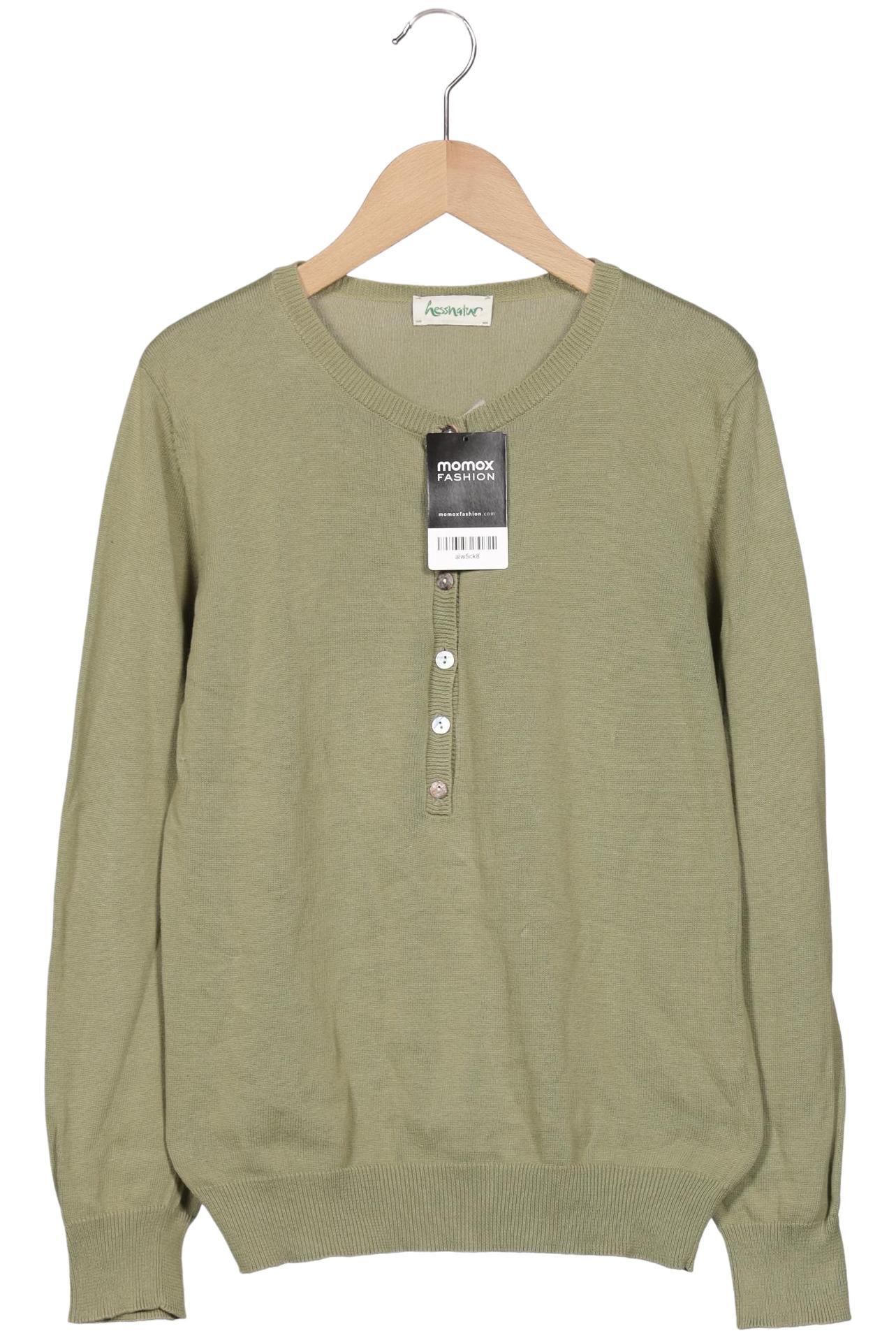 

hessnatur Damen Pullover, hellgrün, Gr. 42