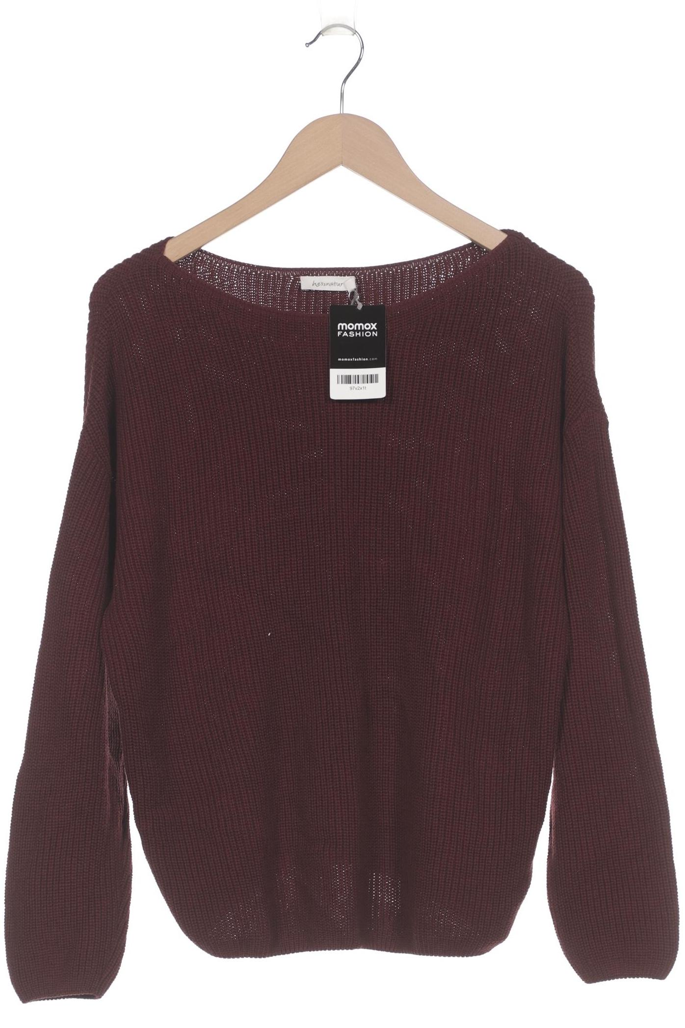 

hessnatur Damen Pullover, bordeaux, Gr. 36
