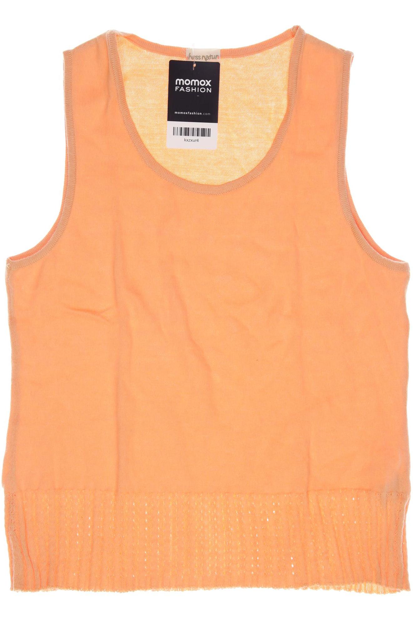 

hessnatur Damen Pullover, orange, Gr. 38