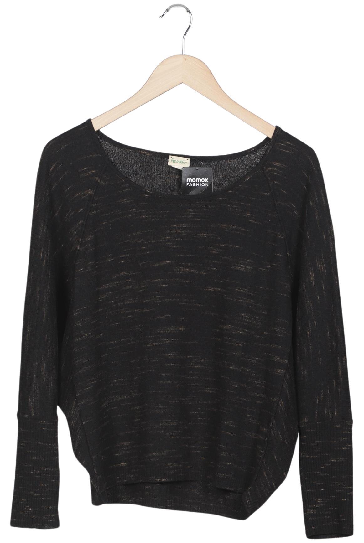 

hessnatur Damen Pullover, schwarz, Gr. 36