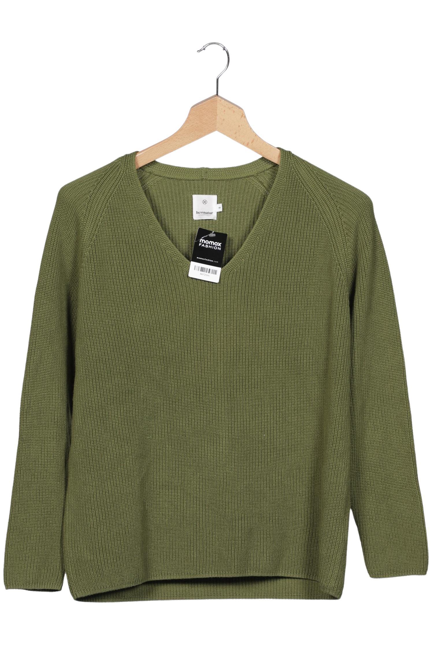 

hessnatur Damen Pullover, grün, Gr. 48