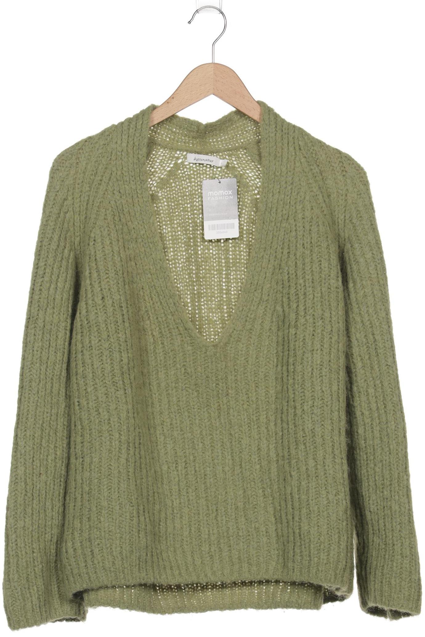 

hessnatur Damen Pullover, grün, Gr. 42