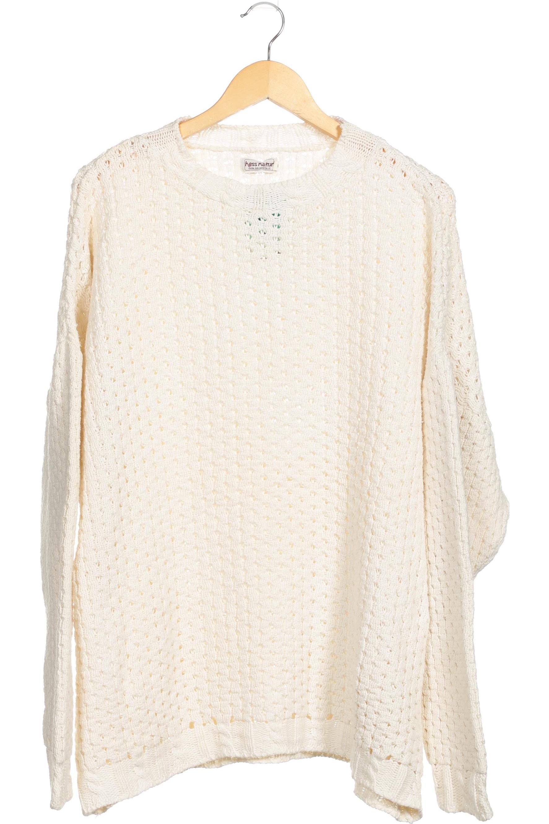 

hessnatur Damen Pullover, weiß, Gr. 42