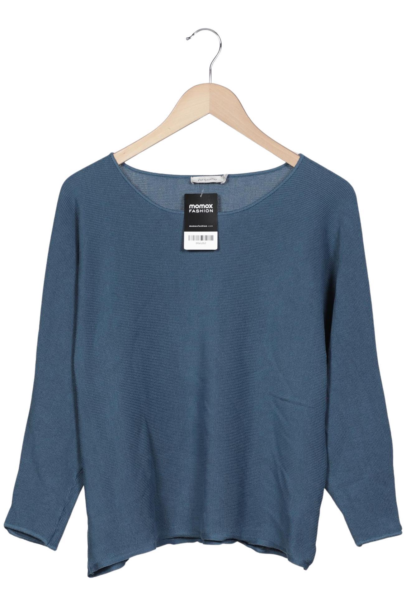 

hessnatur Damen Pullover, blau, Gr. 40