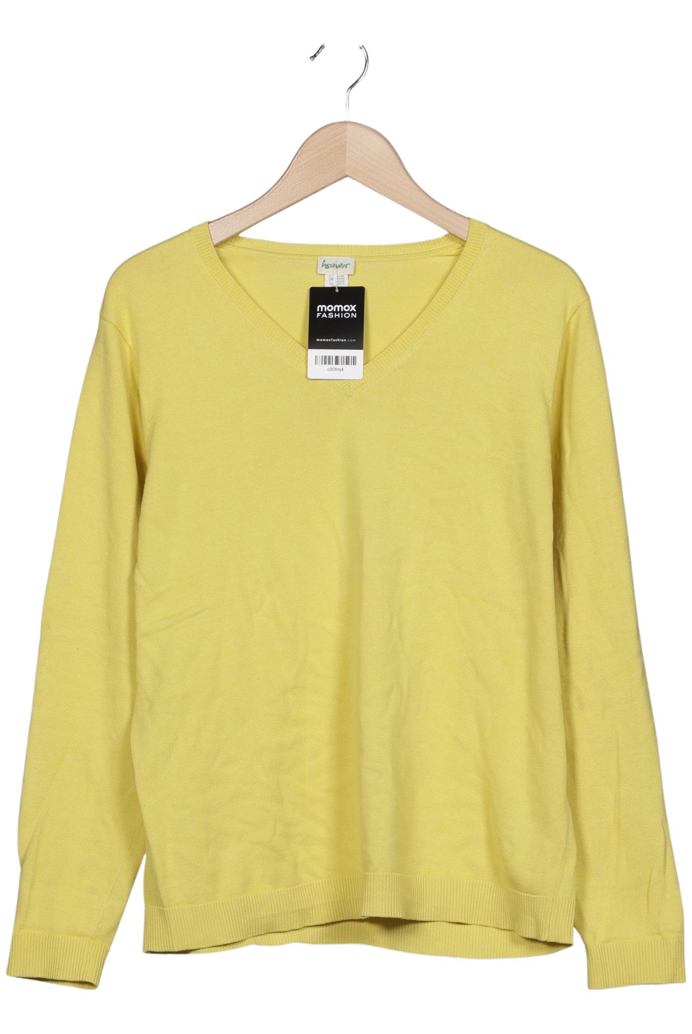 

hessnatur Damen Pullover, gelb, Gr. 44