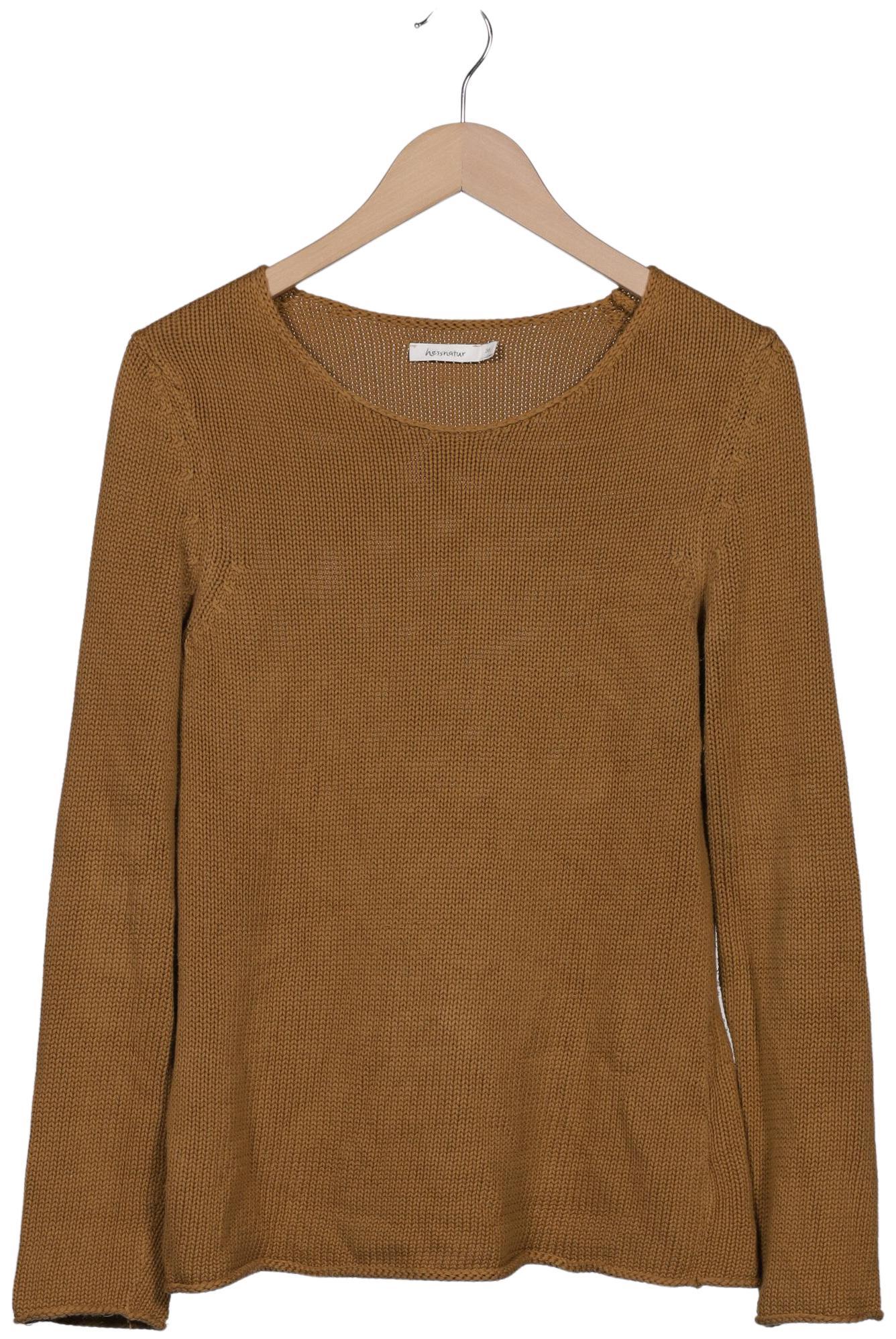 

hessnatur Damen Pullover, braun, Gr. 36