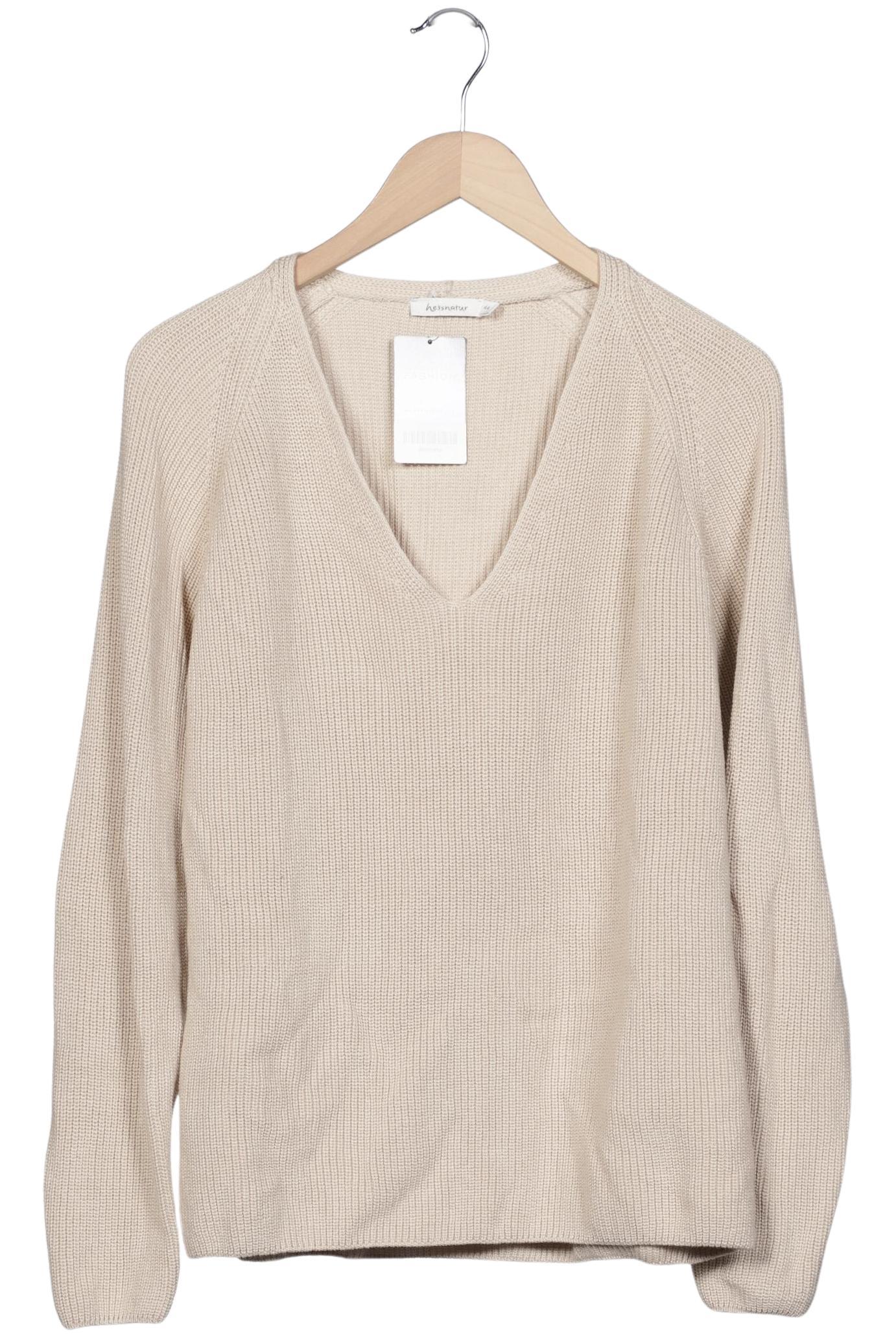 

hessnatur Damen Pullover, cremeweiß, Gr. 44