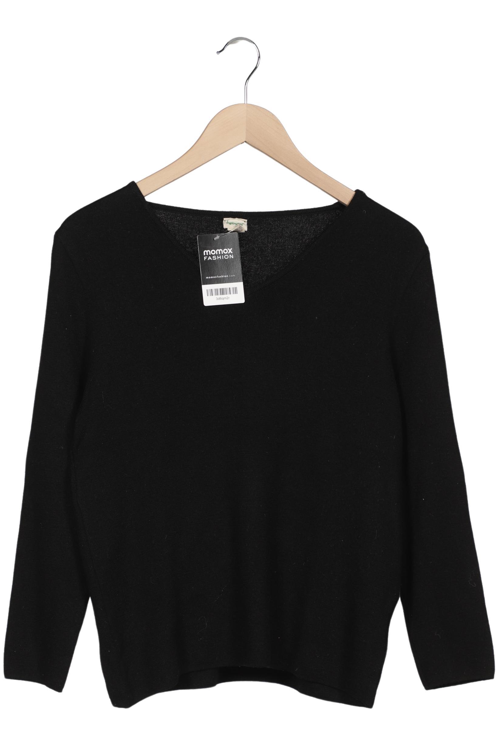 

hessnatur Damen Pullover, schwarz, Gr. 40
