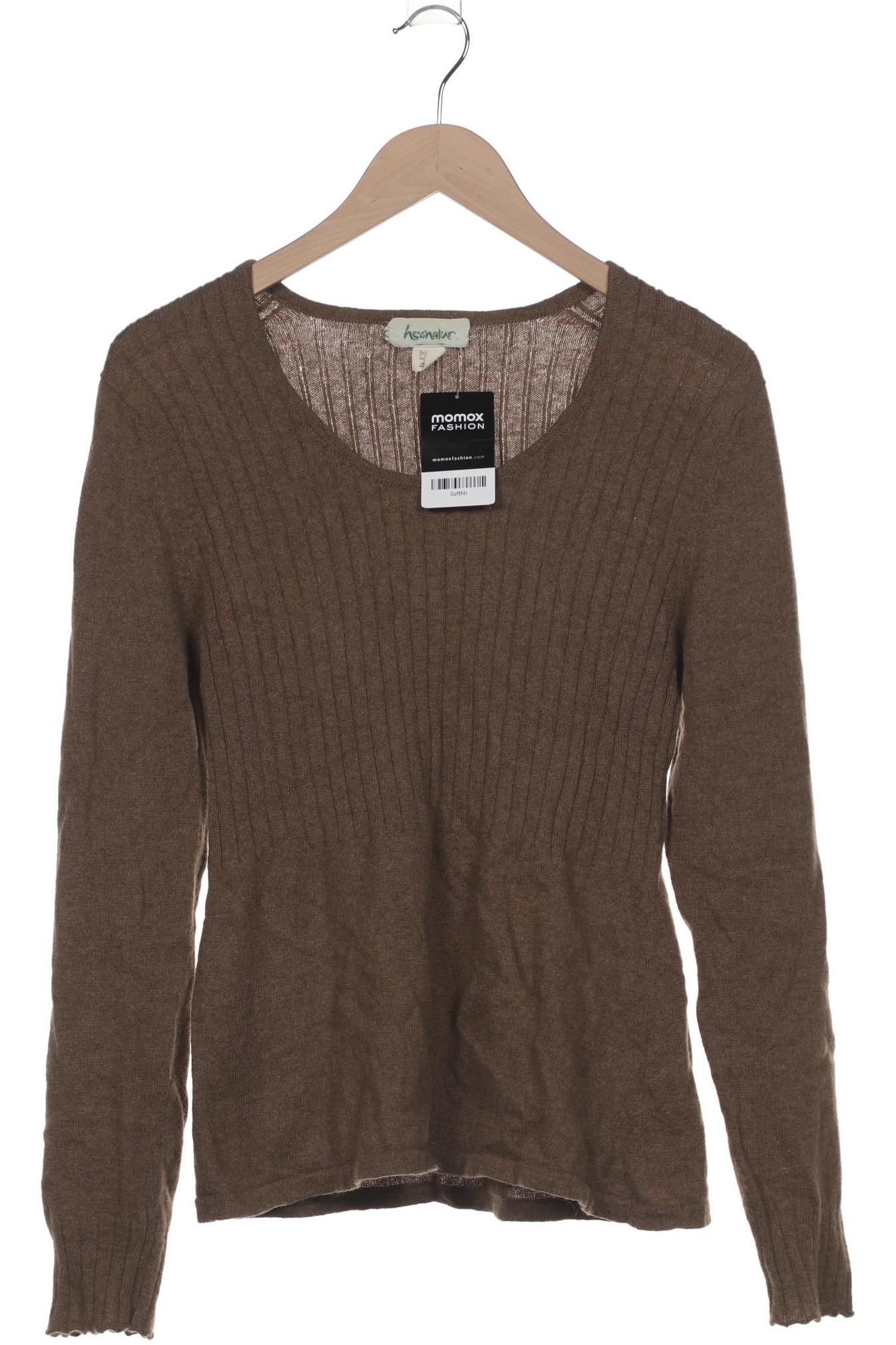 

hessnatur Damen Pullover, braun, Gr. 40