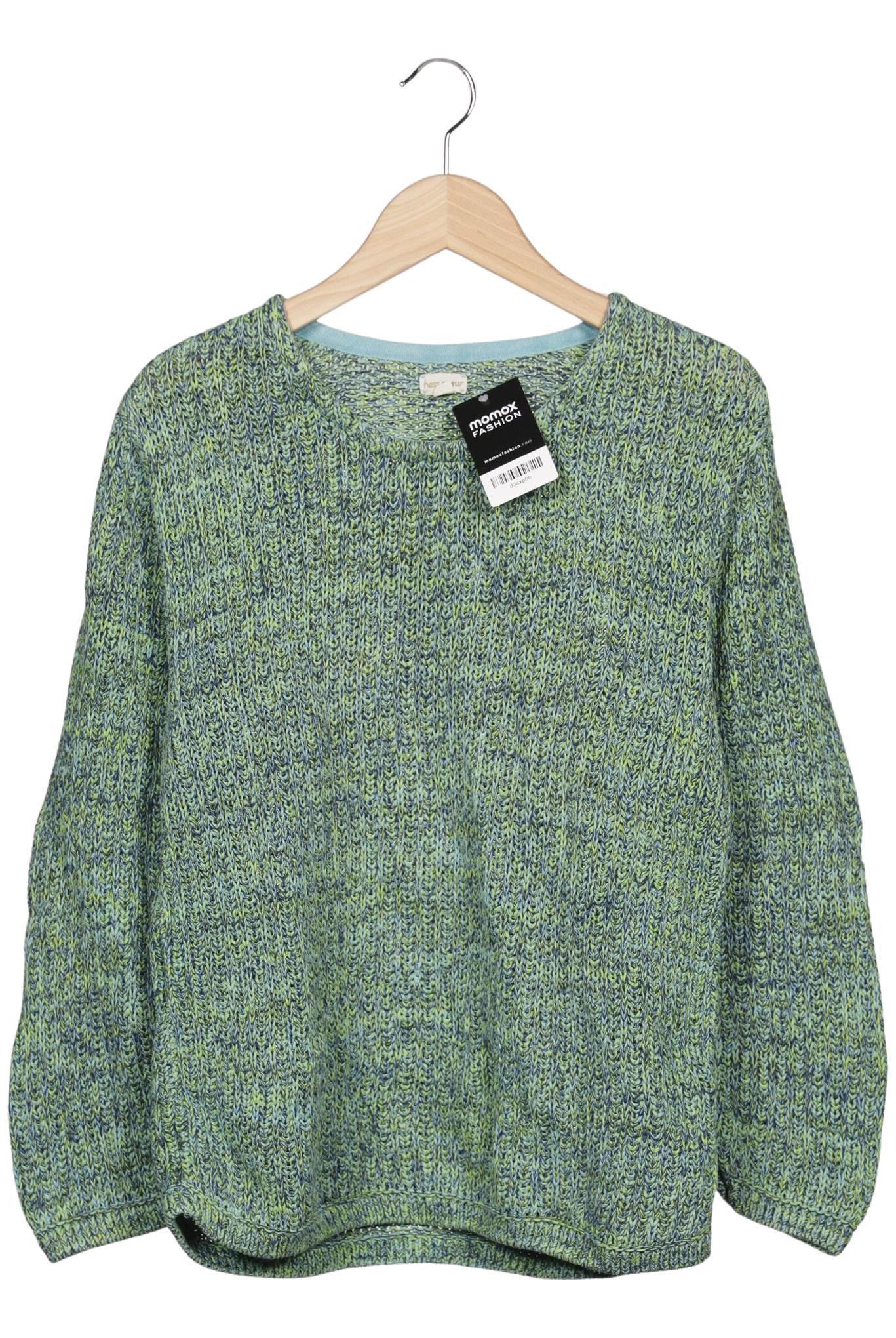 

hessnatur Damen Pullover, hellgrün, Gr. 42