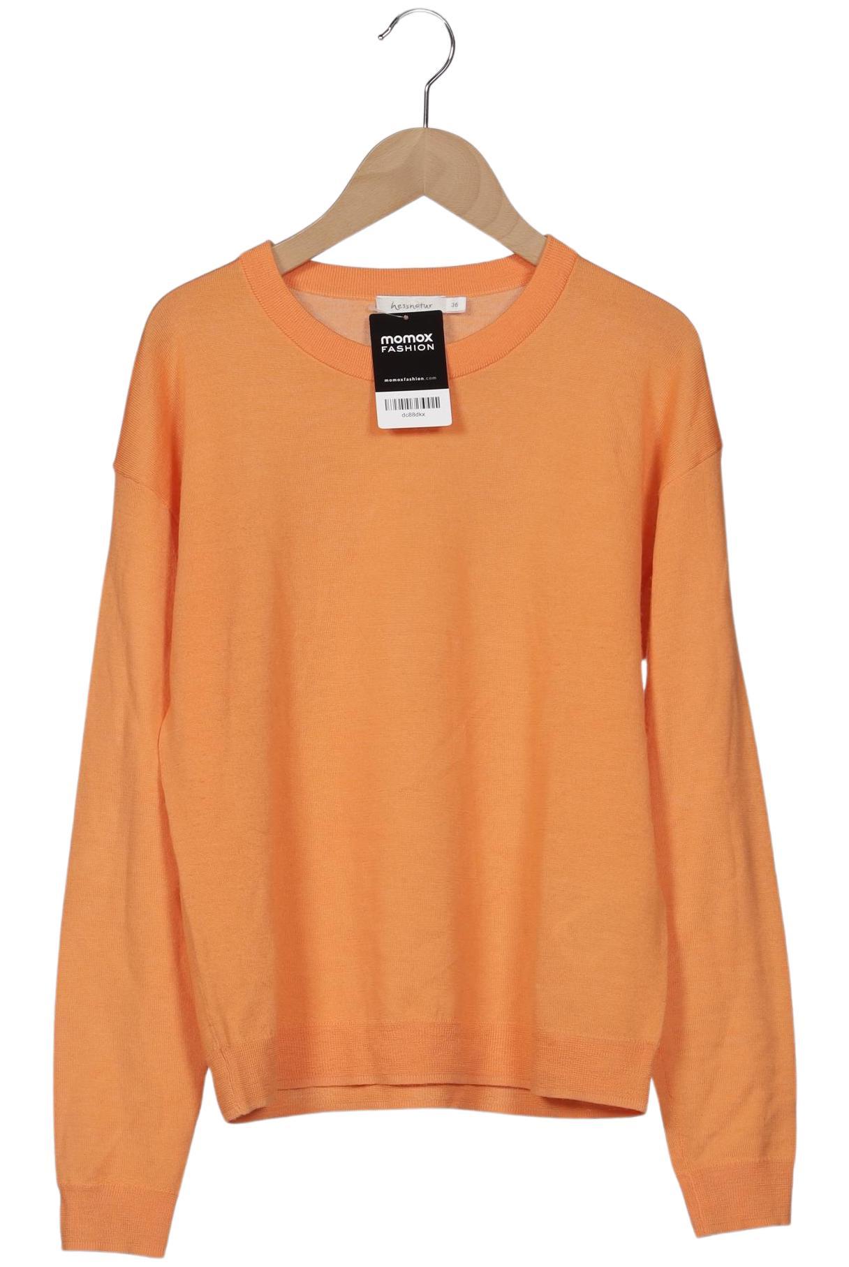 

hessnatur Damen Pullover, orange, Gr. 36