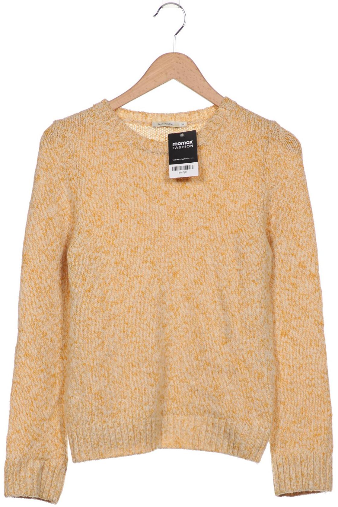 

hessnatur Damen Pullover, gelb, Gr. 34