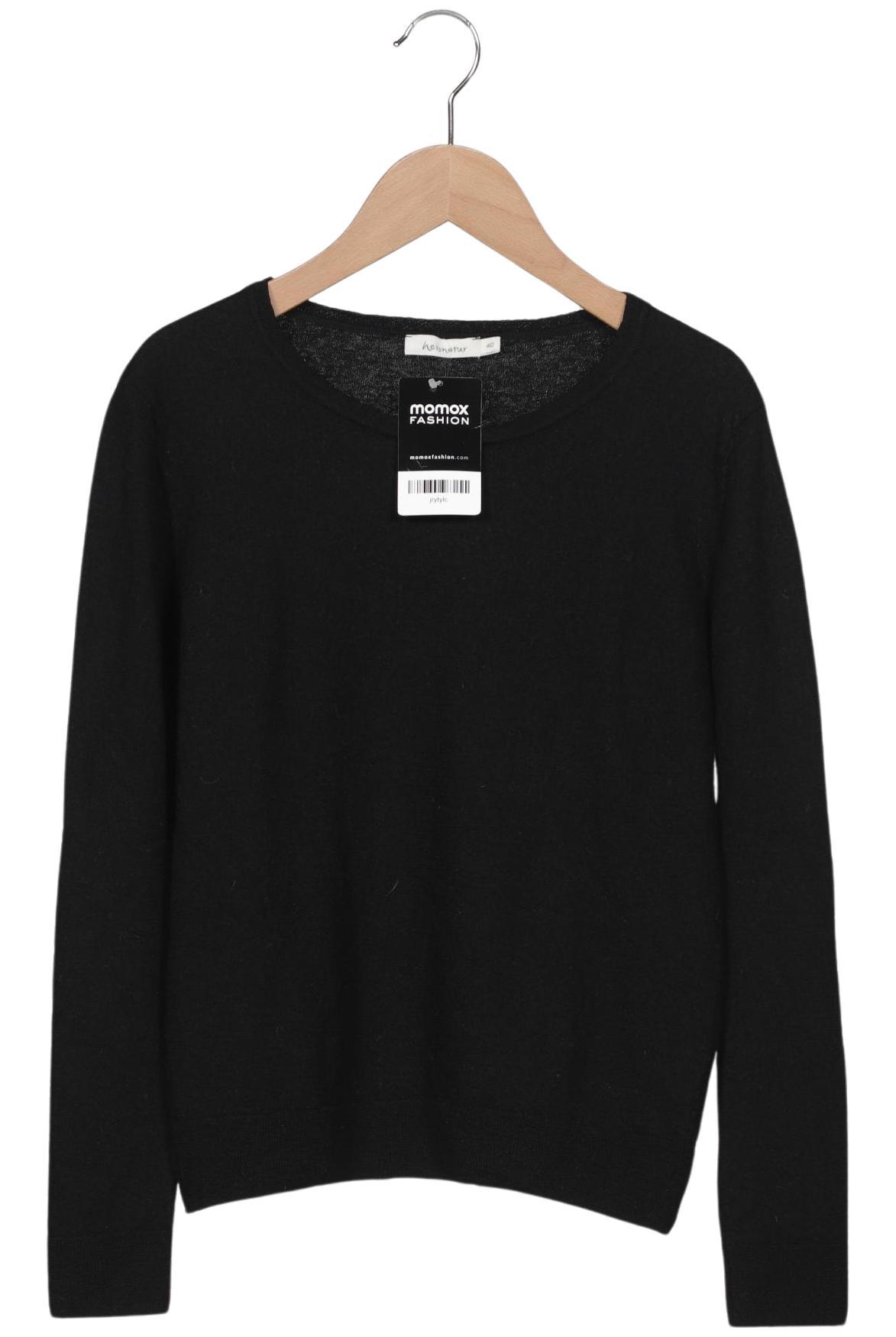 

hessnatur Damen Pullover, schwarz, Gr. 40