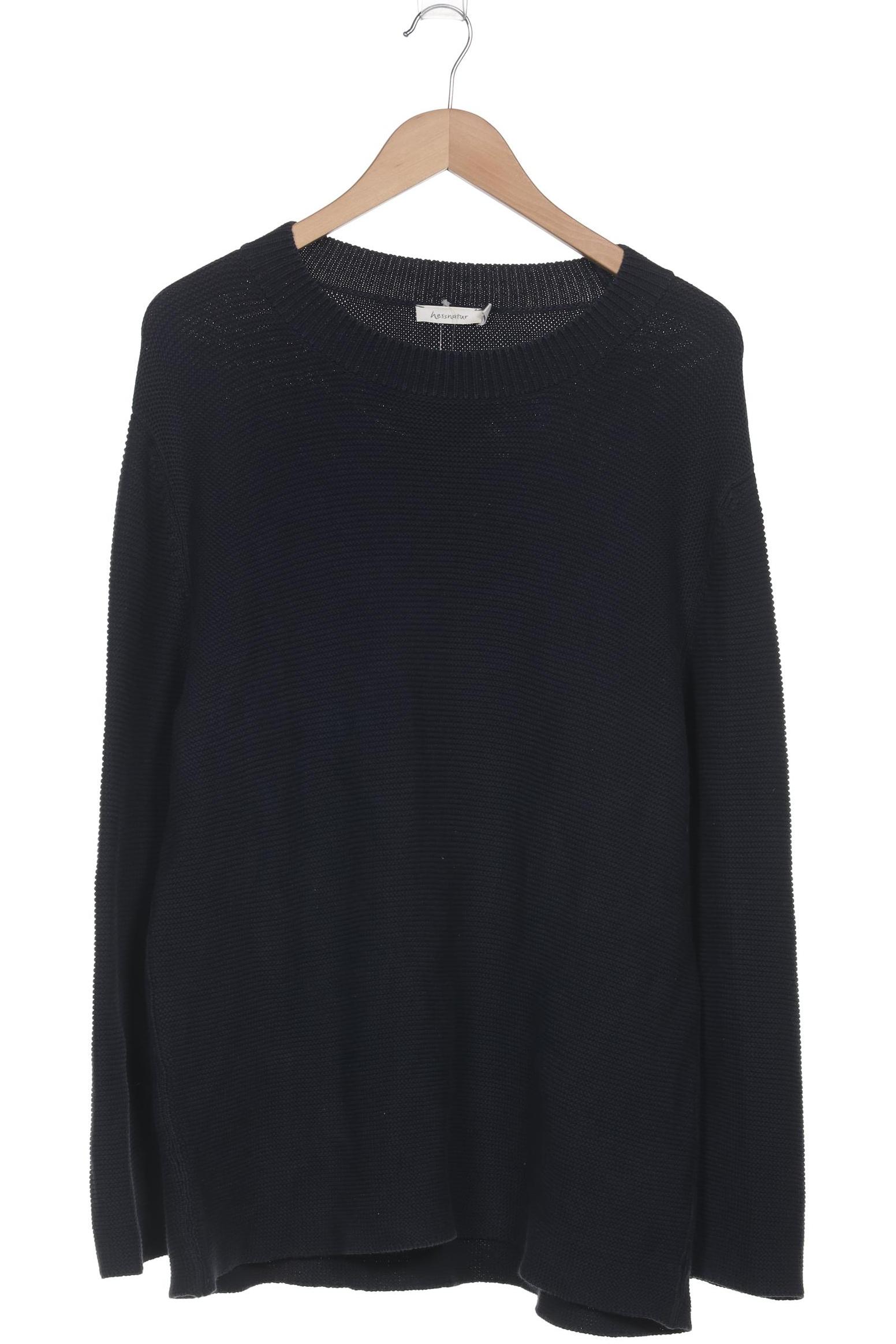 

hessnatur Damen Pullover, marineblau, Gr. 46