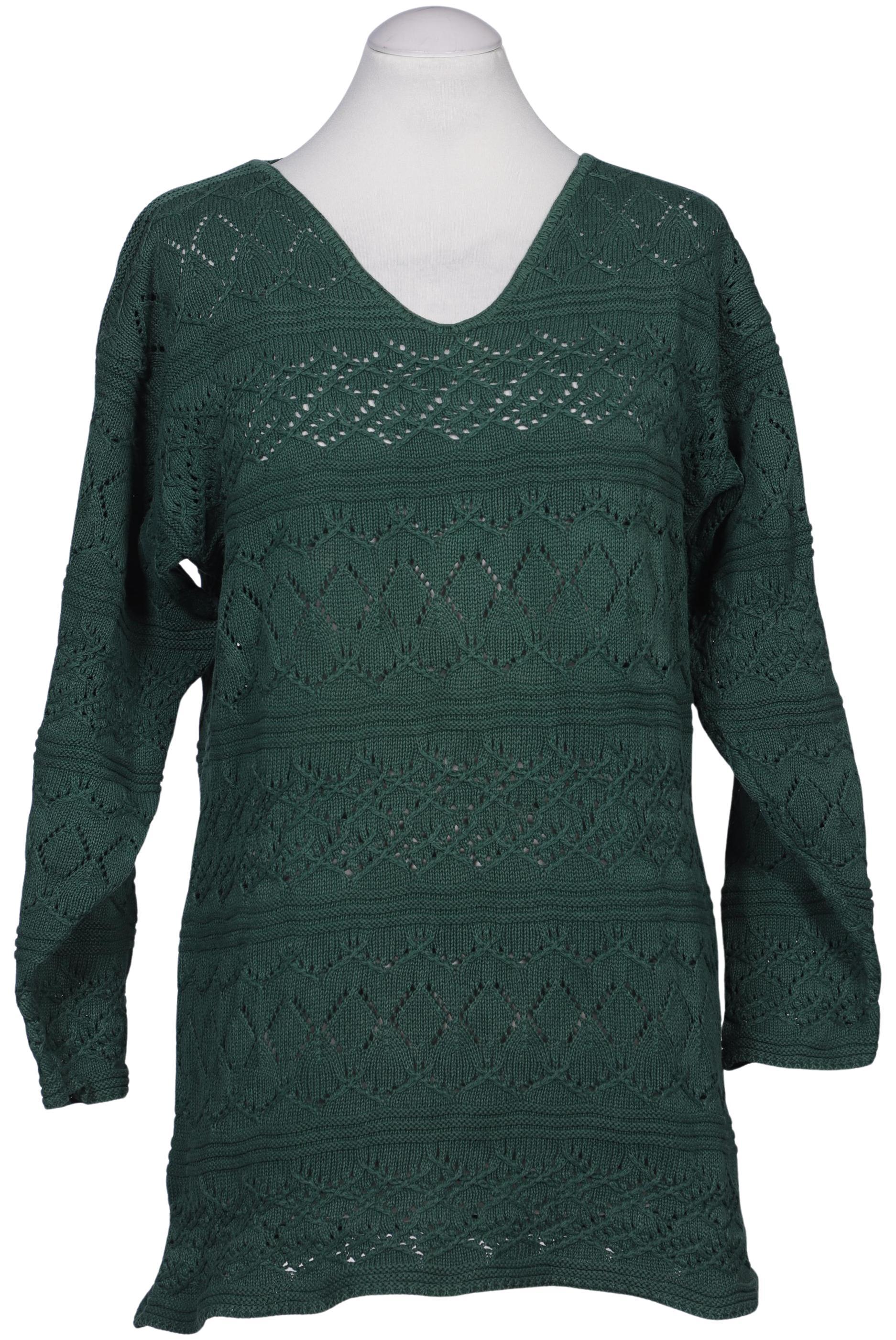 

hessnatur Damen Pullover, grün, Gr. 36