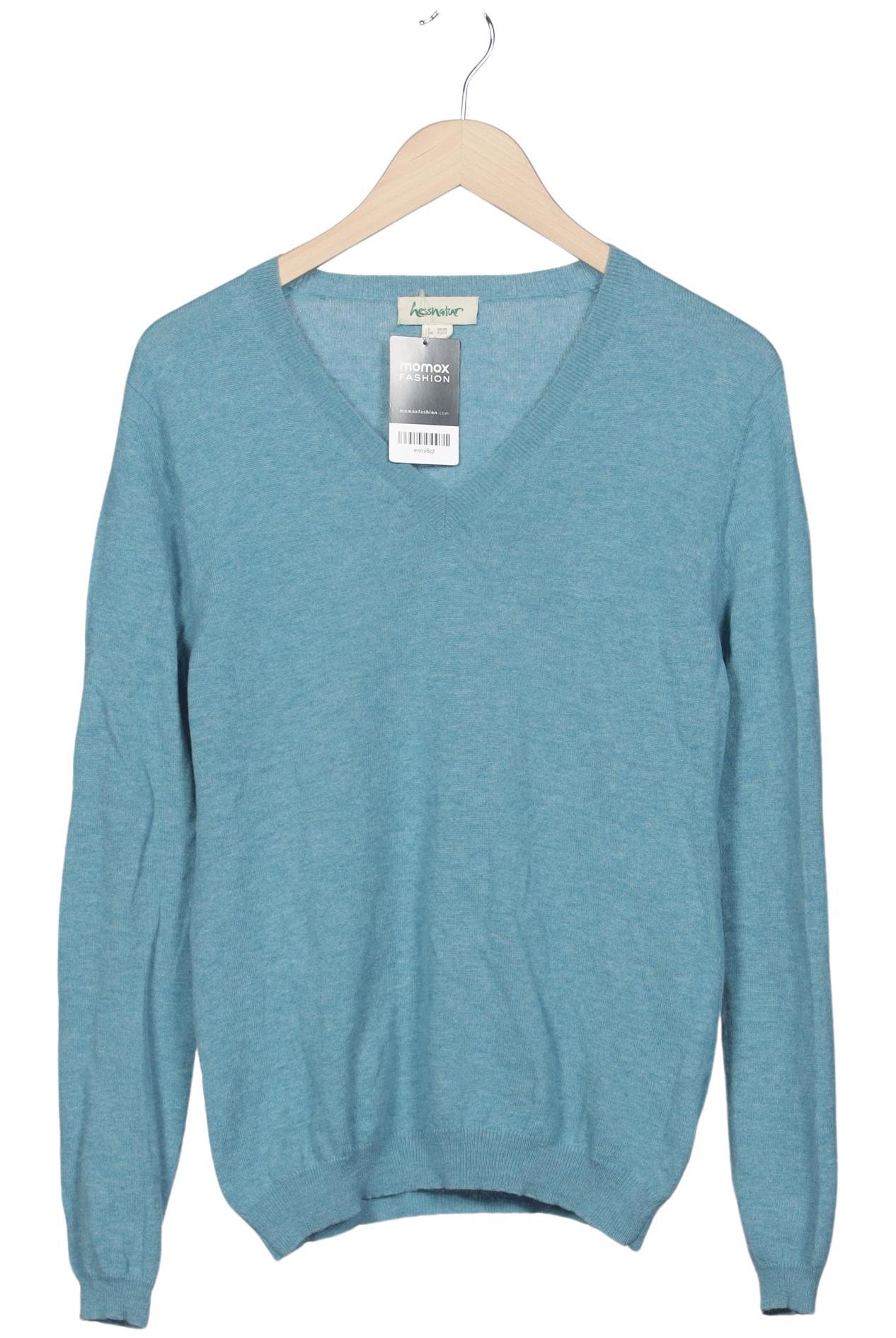 

hessnatur Damen Pullover, hellblau, Gr. 36