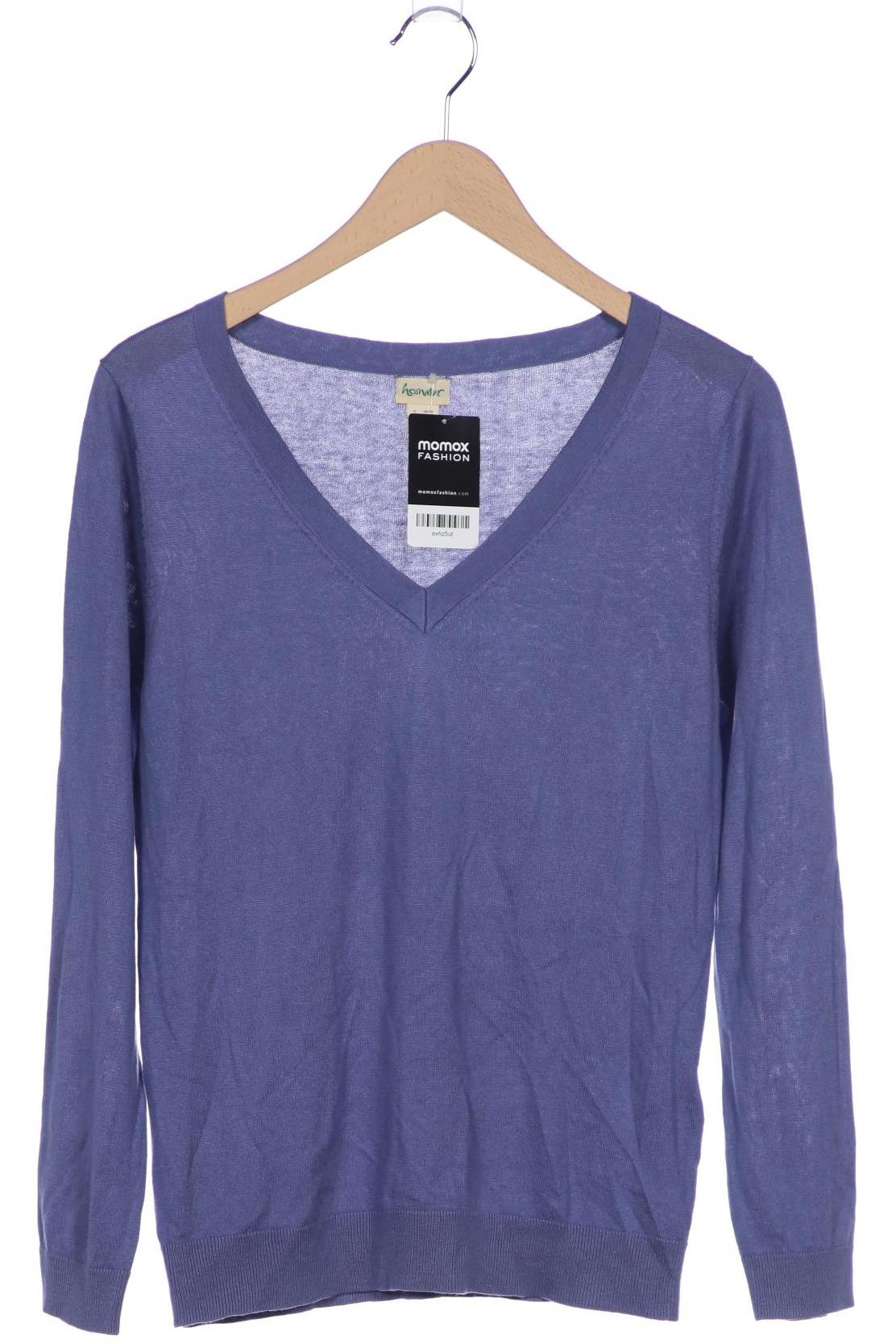 

hessnatur Damen Pullover, blau, Gr. 36