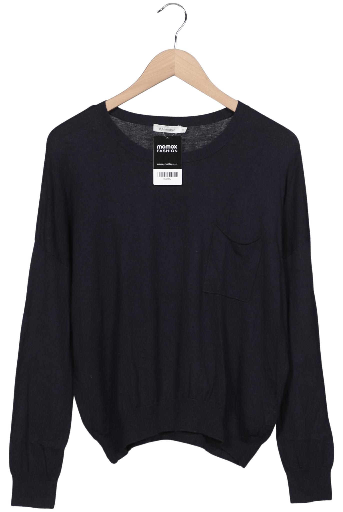 

hessnatur Damen Pullover, marineblau, Gr. 40