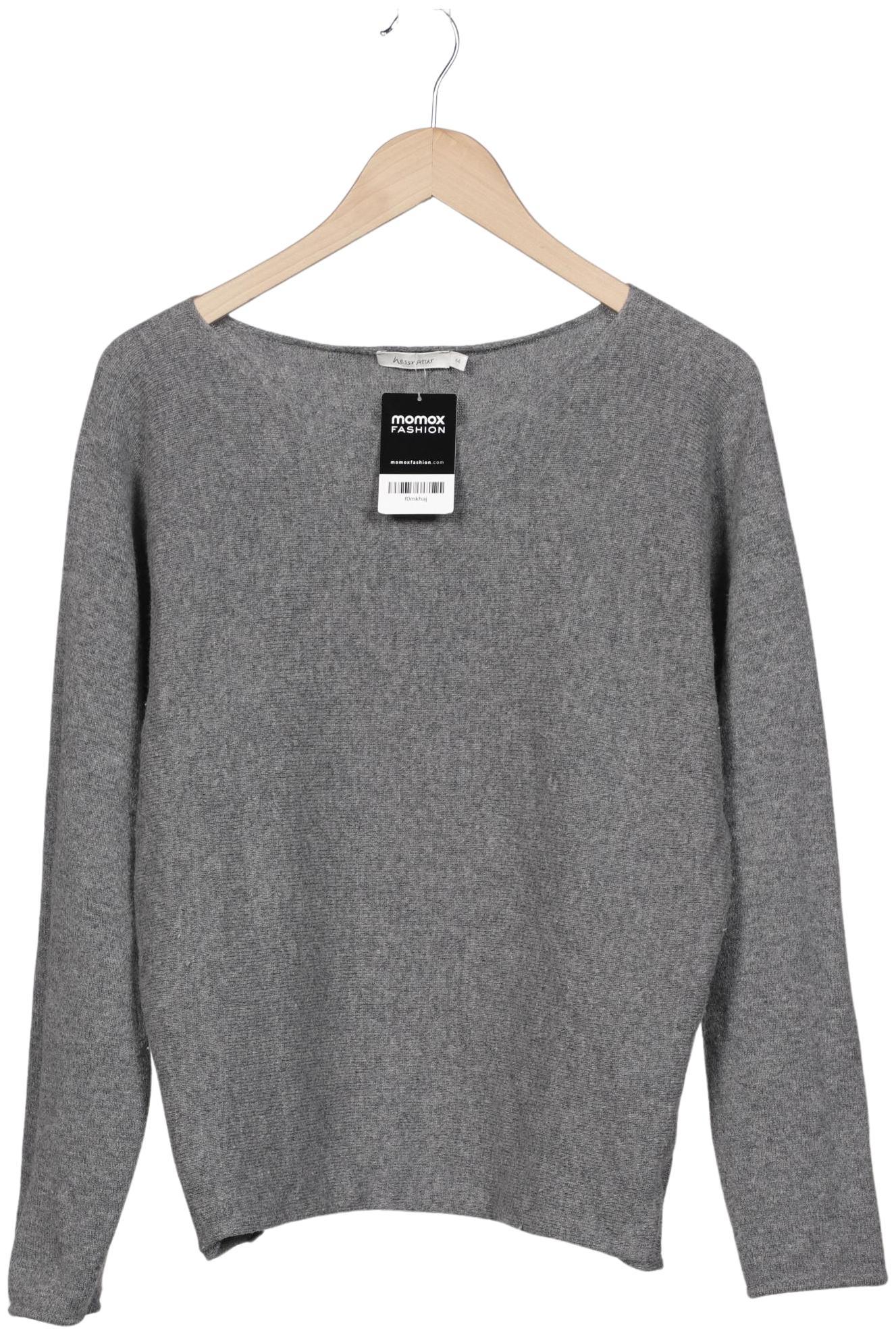 

hessnatur Damen Pullover, grau, Gr. 44