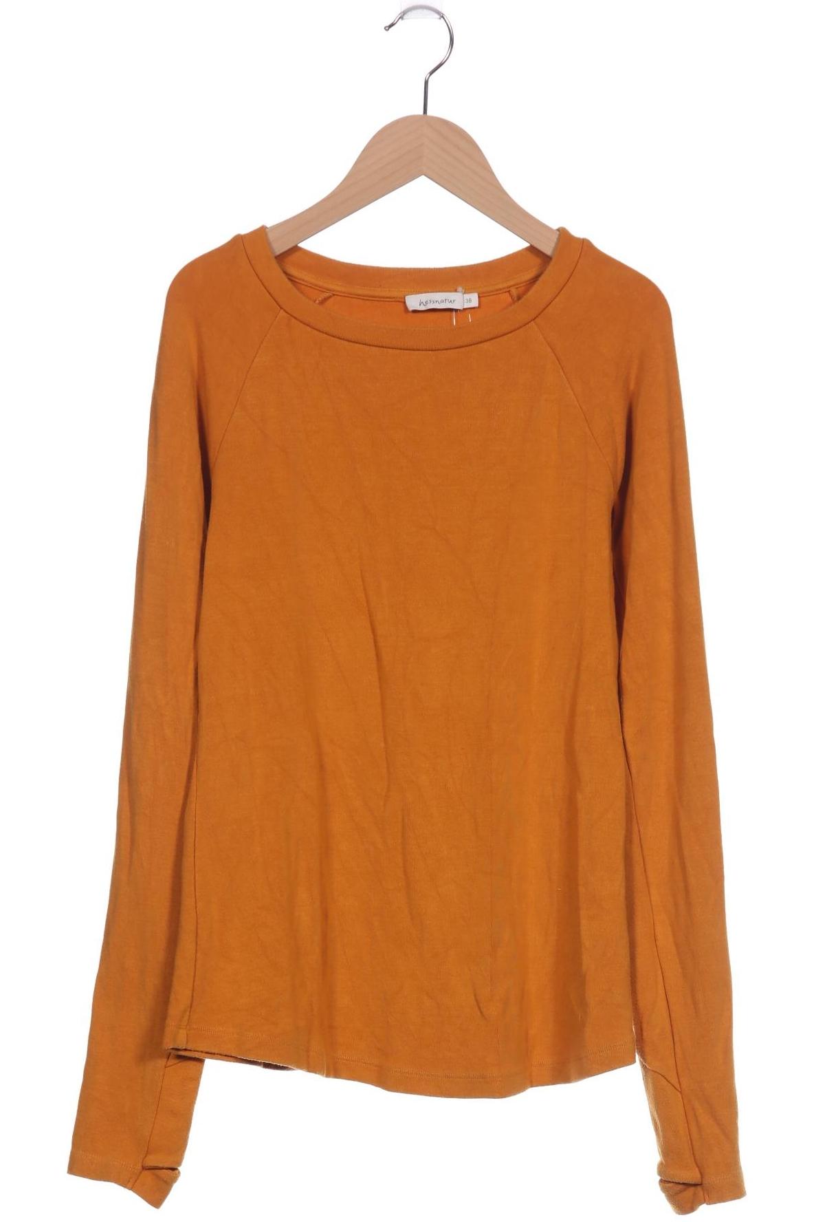

hessnatur Damen Pullover, orange, Gr. 38