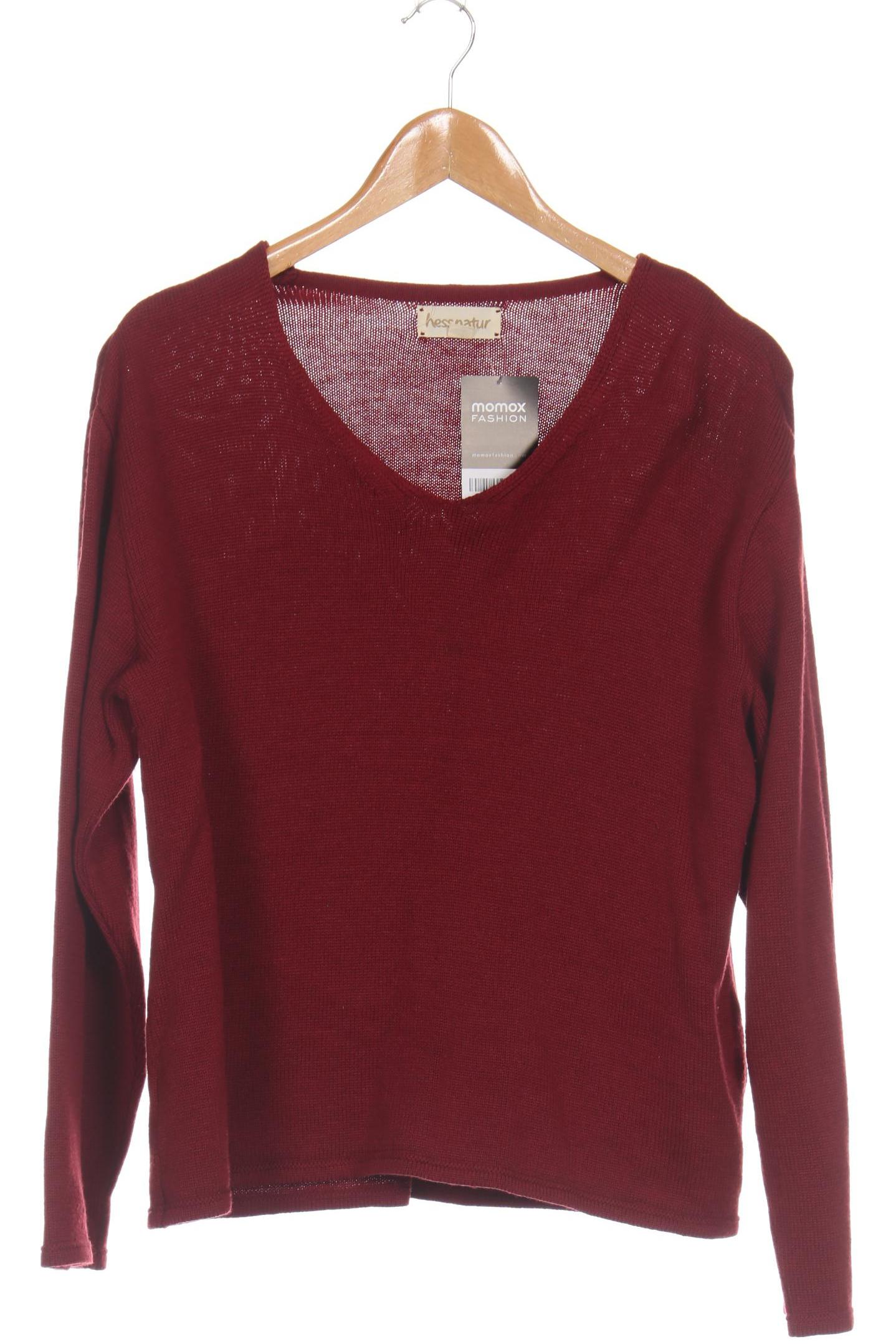

hessnatur Damen Pullover, rot, Gr. 46