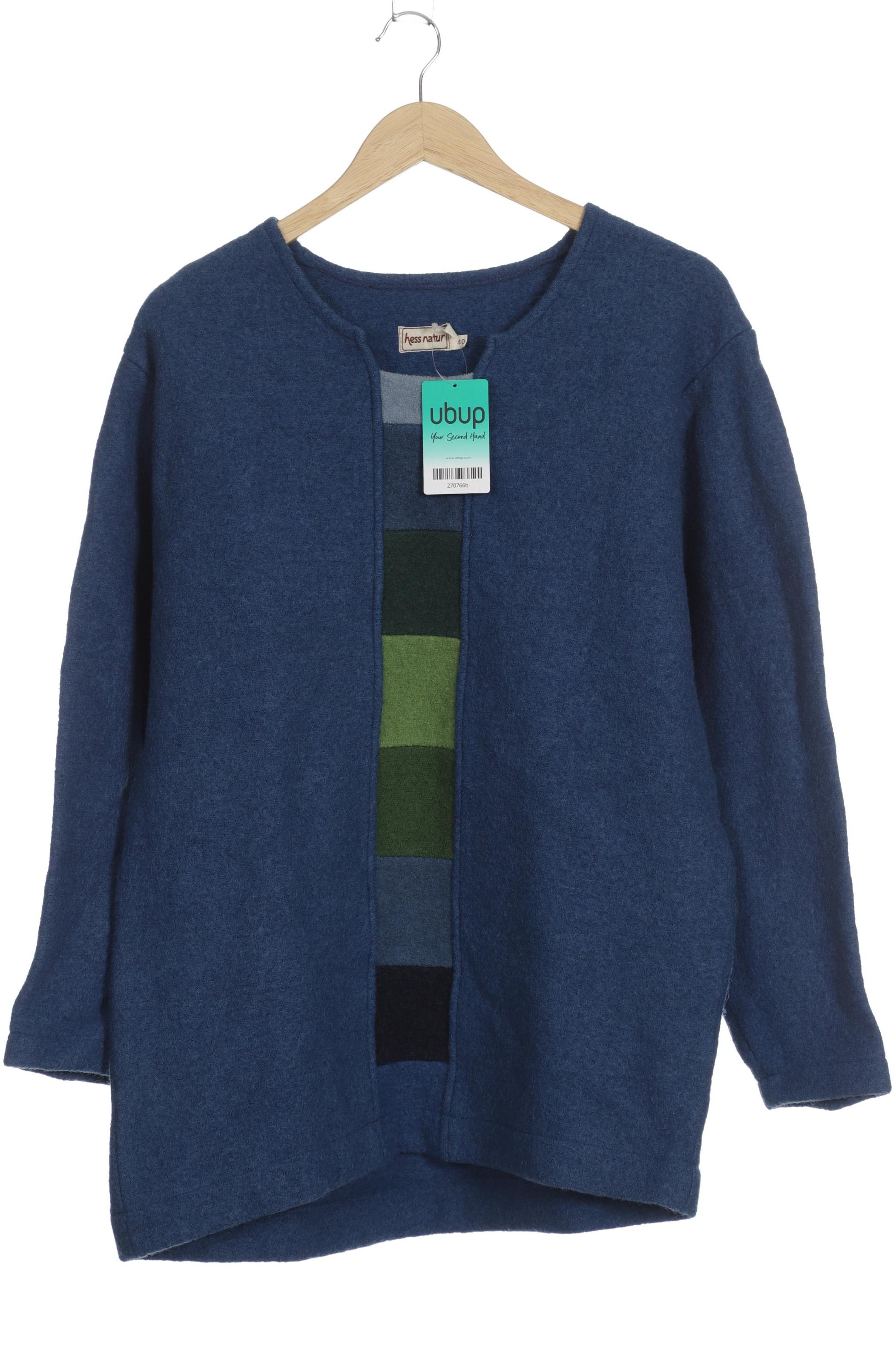 

hessnatur Damen Pullover, blau, Gr. 38