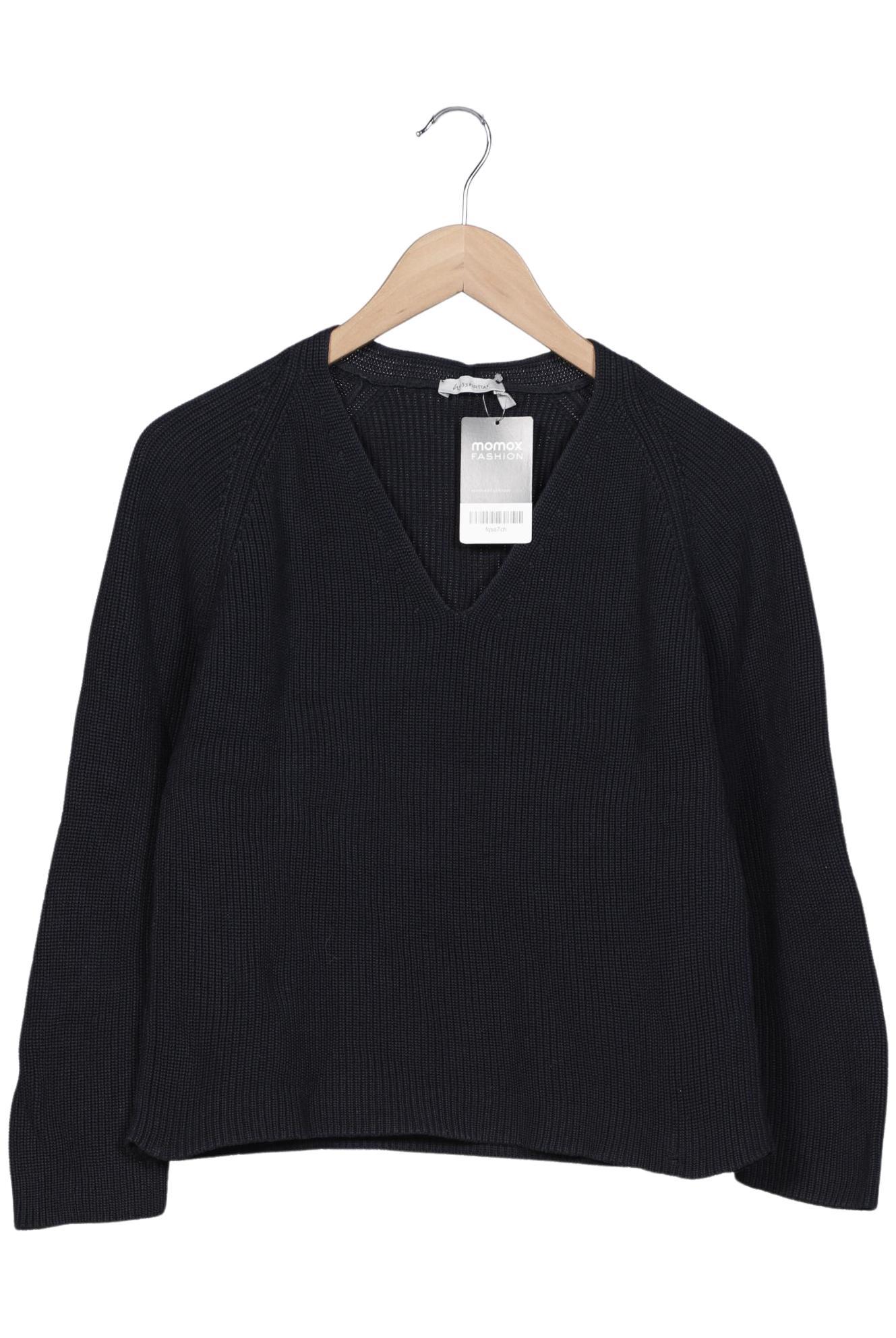 

hessnatur Damen Pullover, marineblau, Gr. 36