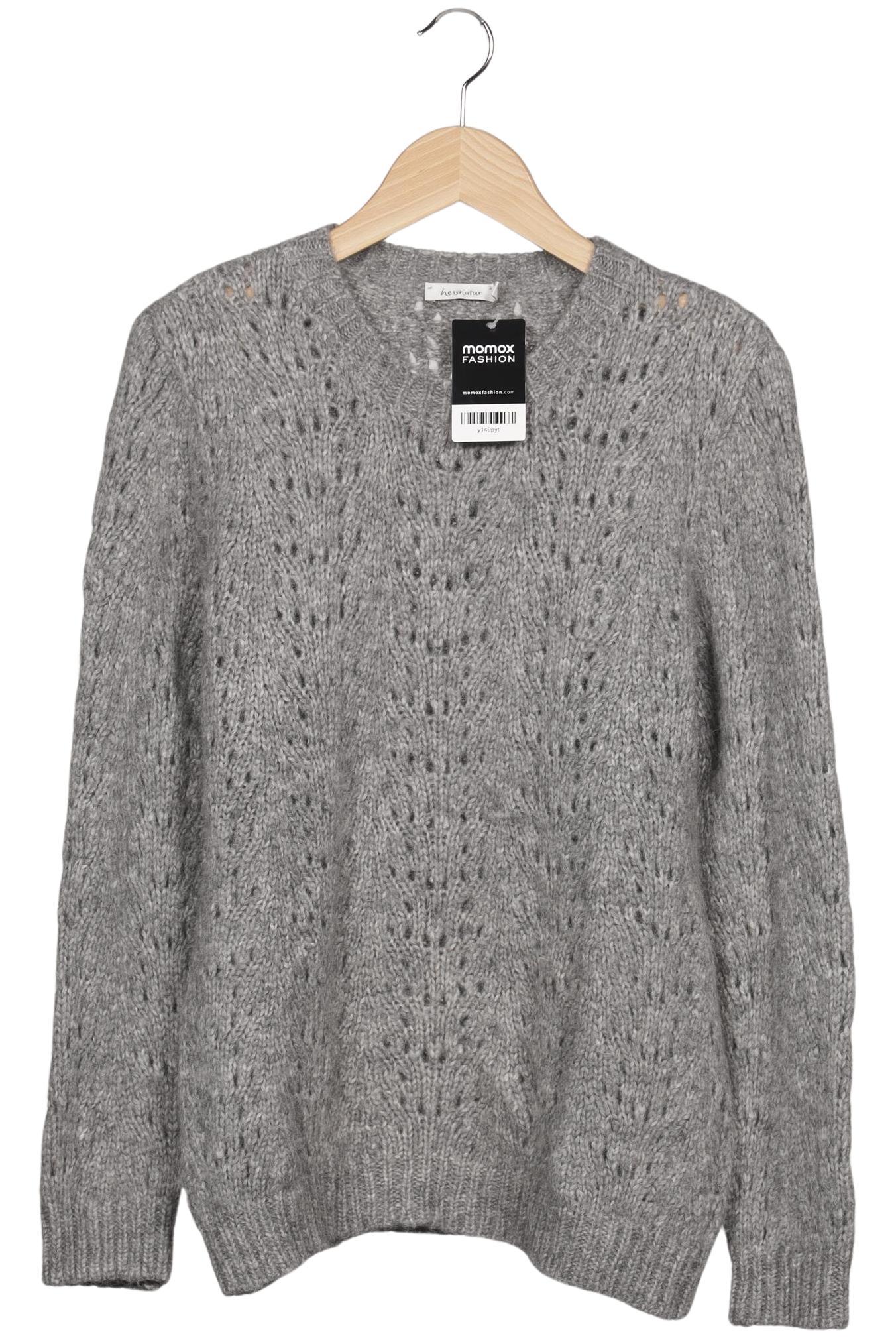 

hessnatur Damen Pullover, grau, Gr. 42