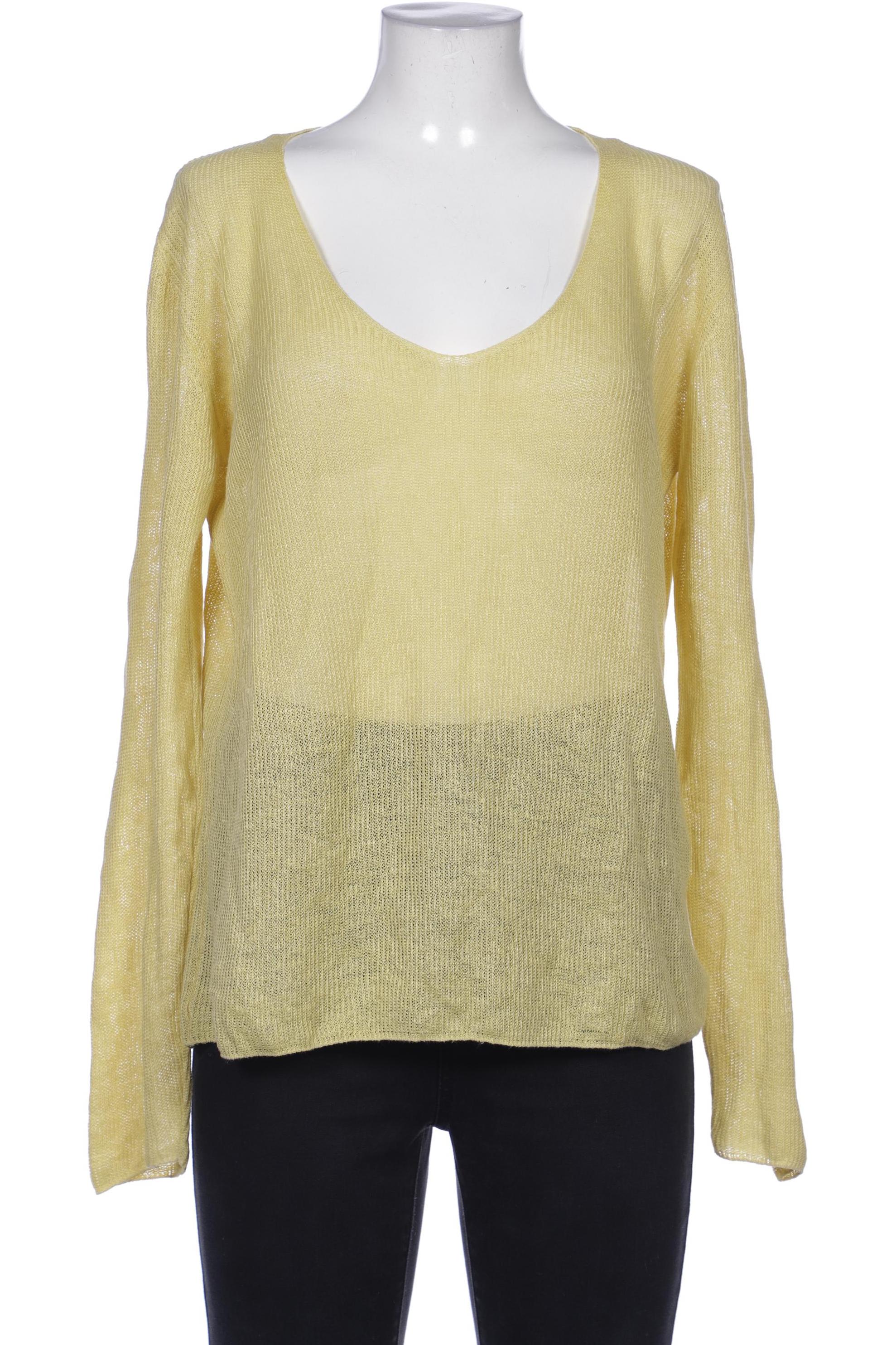 

hessnatur Damen Pullover, gelb, Gr. 40