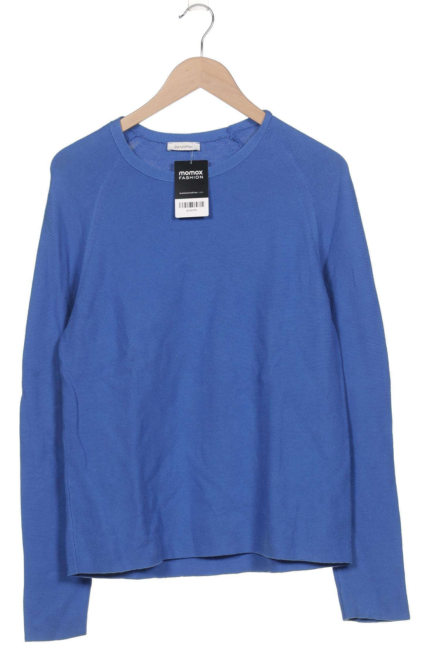 

hessnatur Damen Pullover, blau, Gr. 38