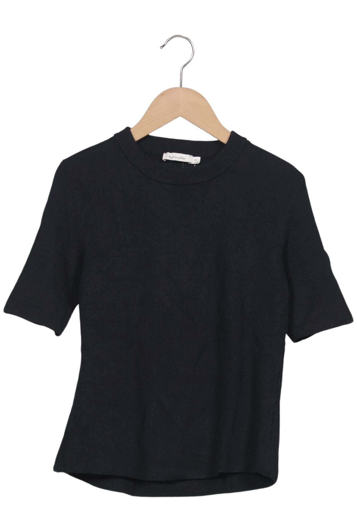 

hessnatur Damen Pullover, marineblau, Gr. 36