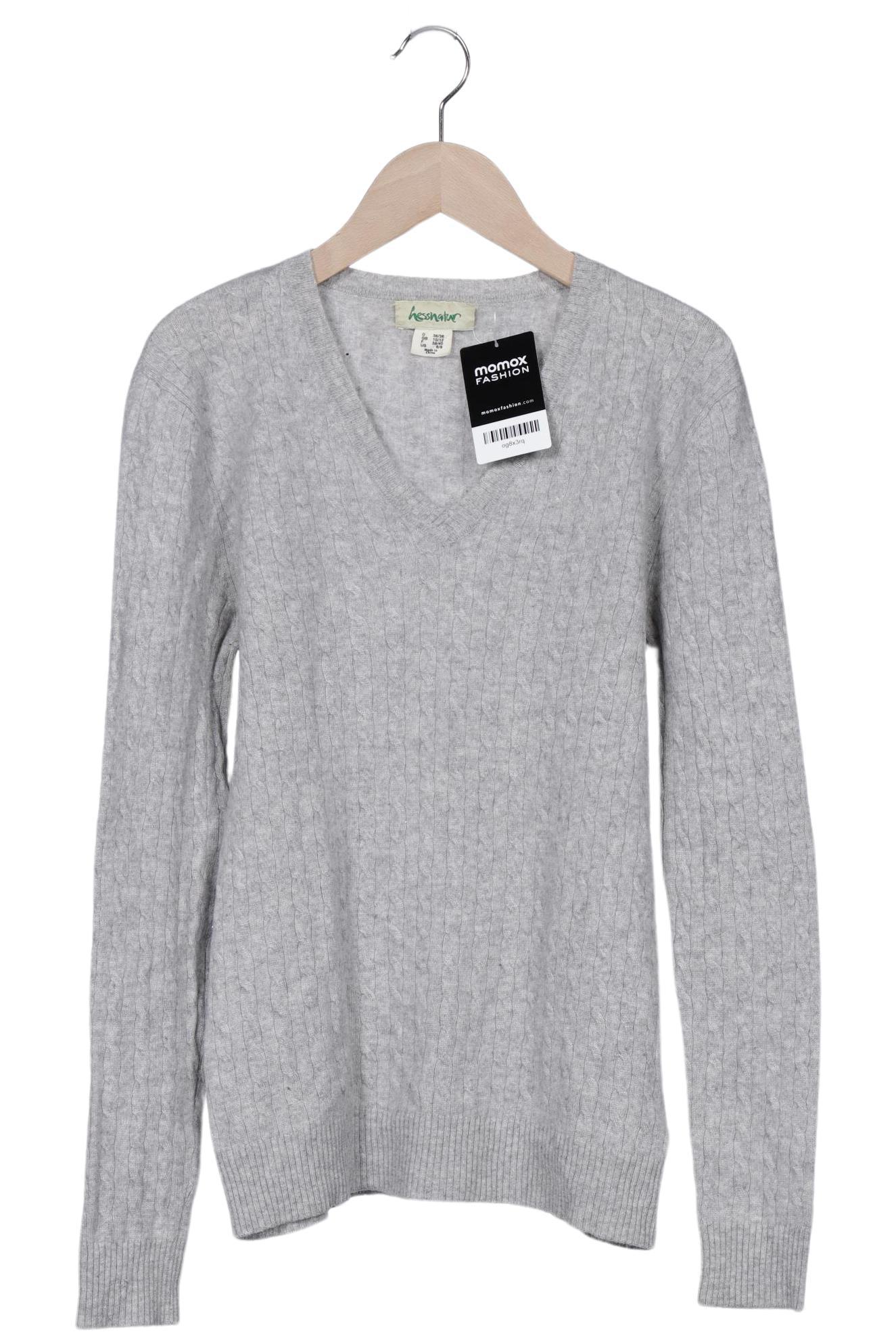 

hessnatur Damen Pullover, grau, Gr. 36