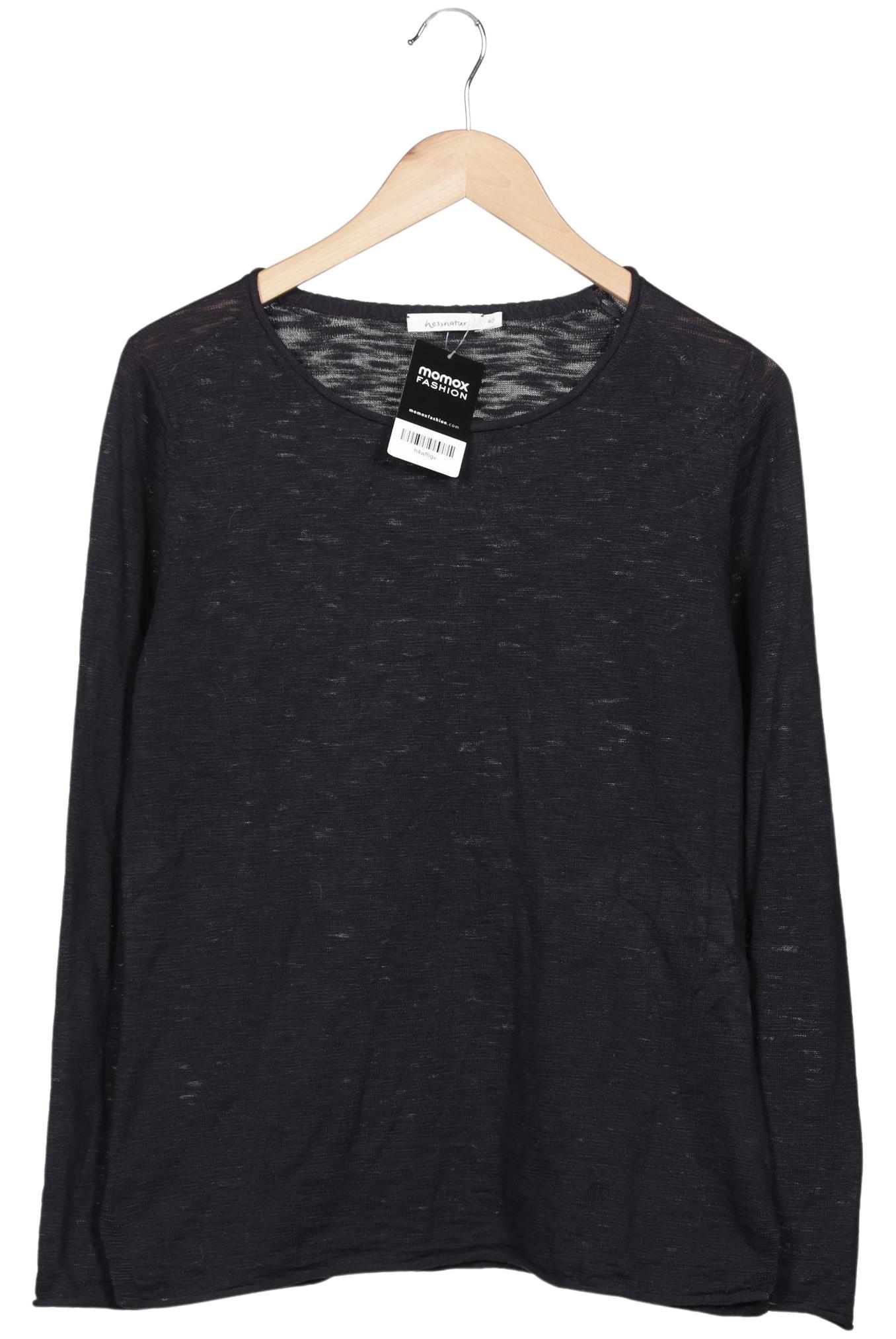 

hessnatur Damen Pullover, marineblau, Gr. 40