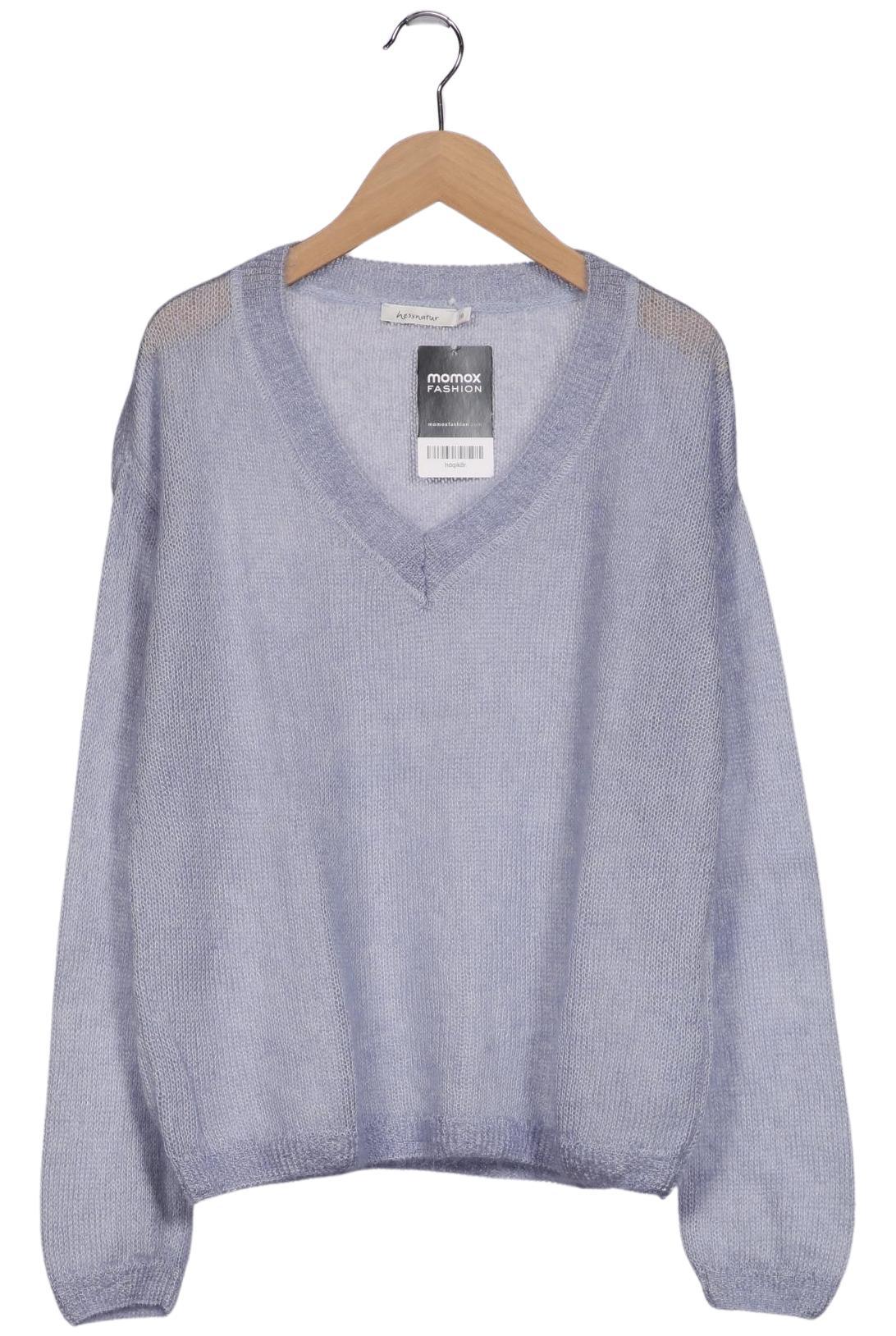 

hessnatur Damen Pullover, hellblau, Gr. 38