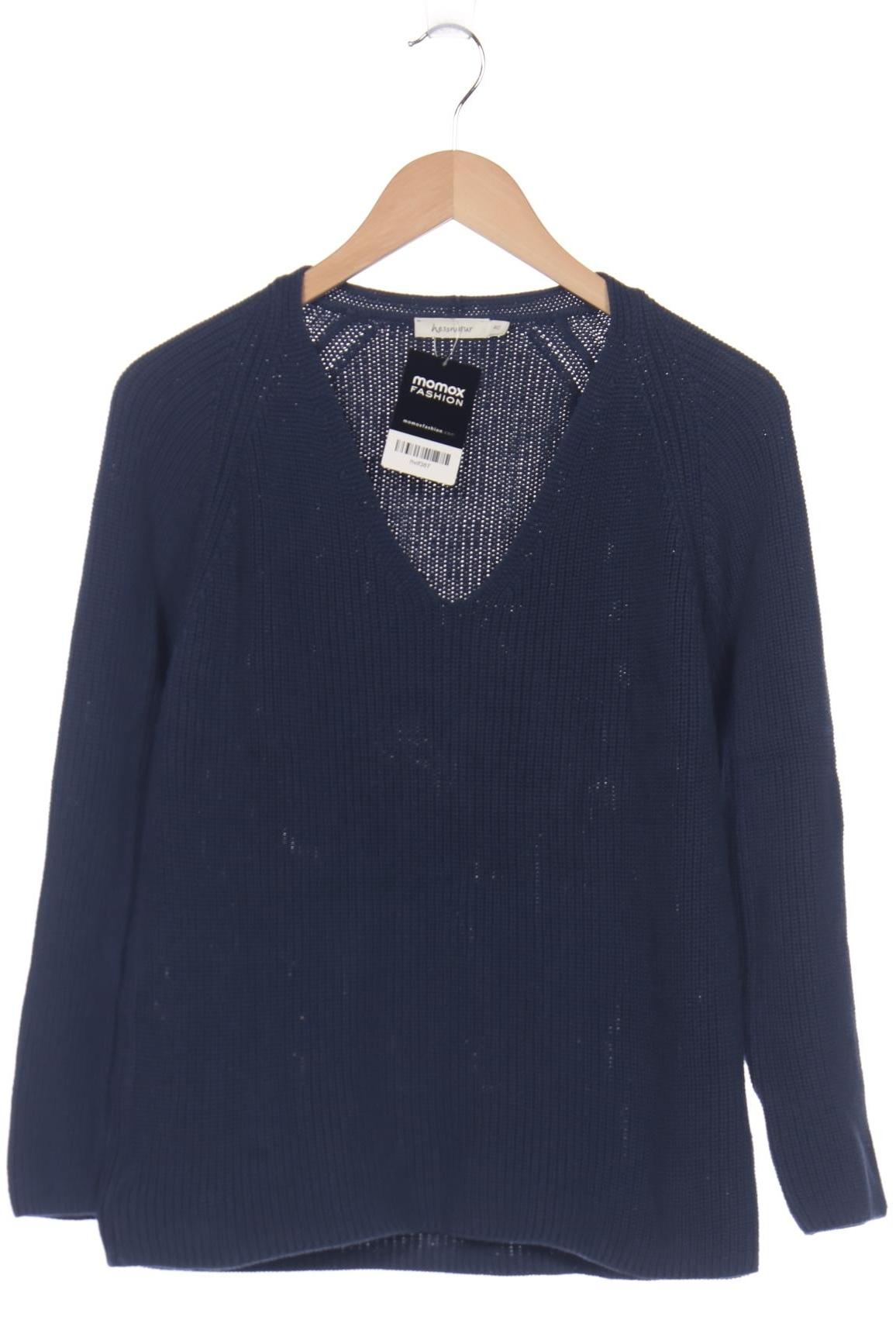 

hessnatur Damen Pullover, marineblau, Gr. 40