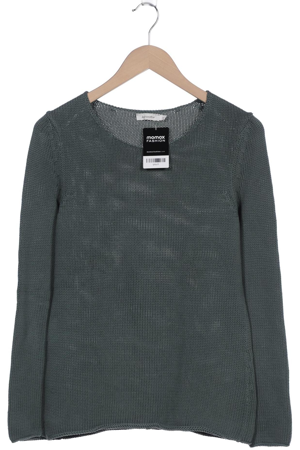 

hessnatur Damen Pullover, grün, Gr. 36