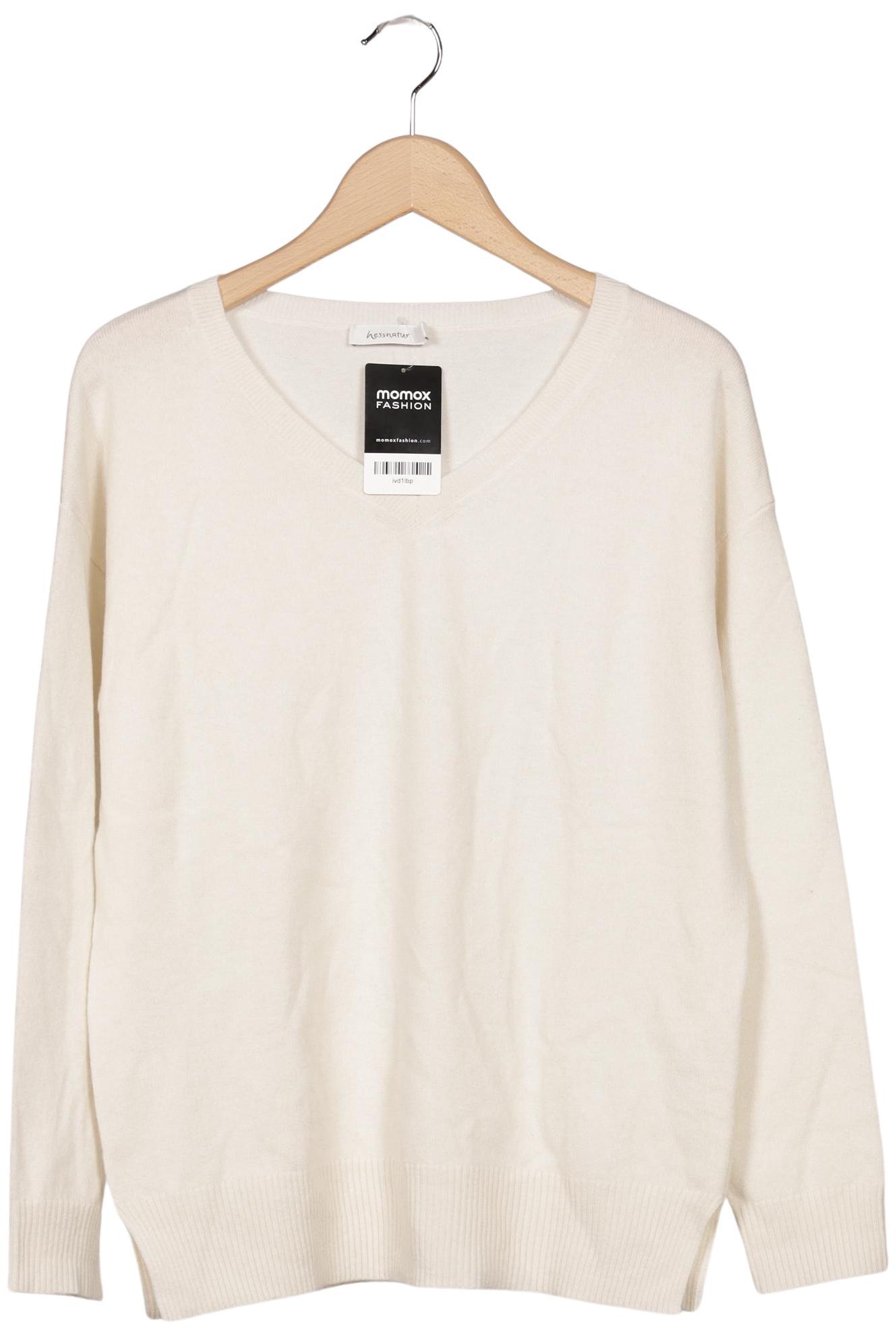 

hessnatur Damen Pullover, cremeweiß, Gr. 34