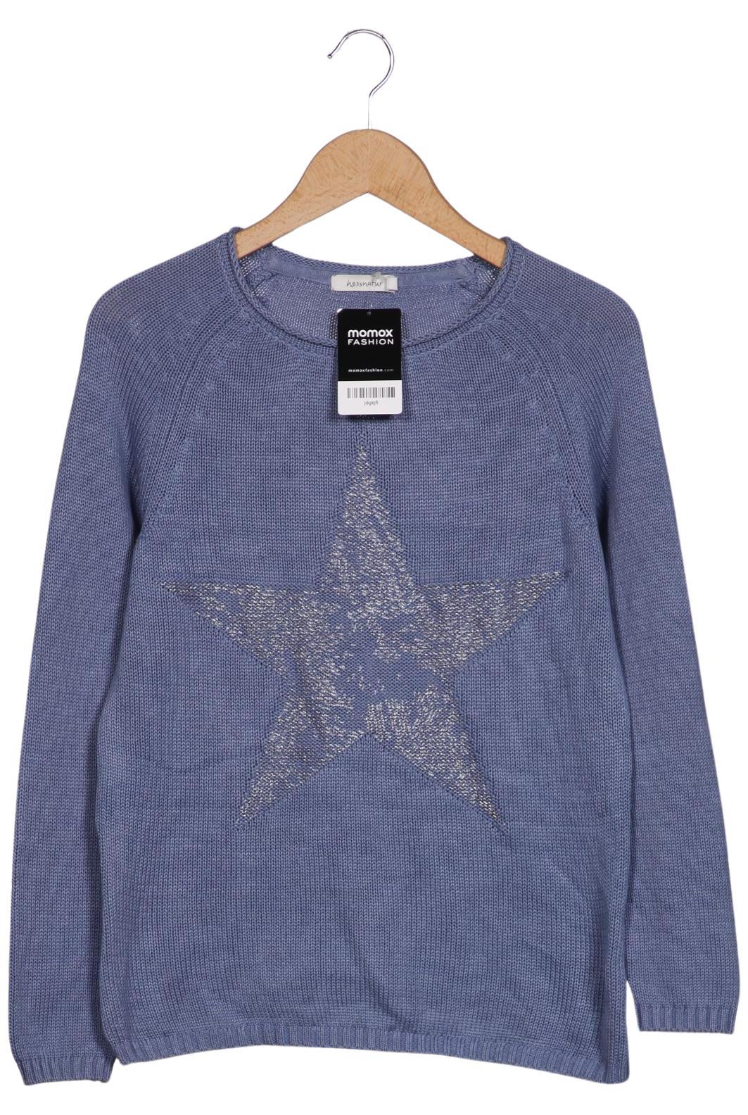 

hessnatur Damen Pullover, blau, Gr. 36