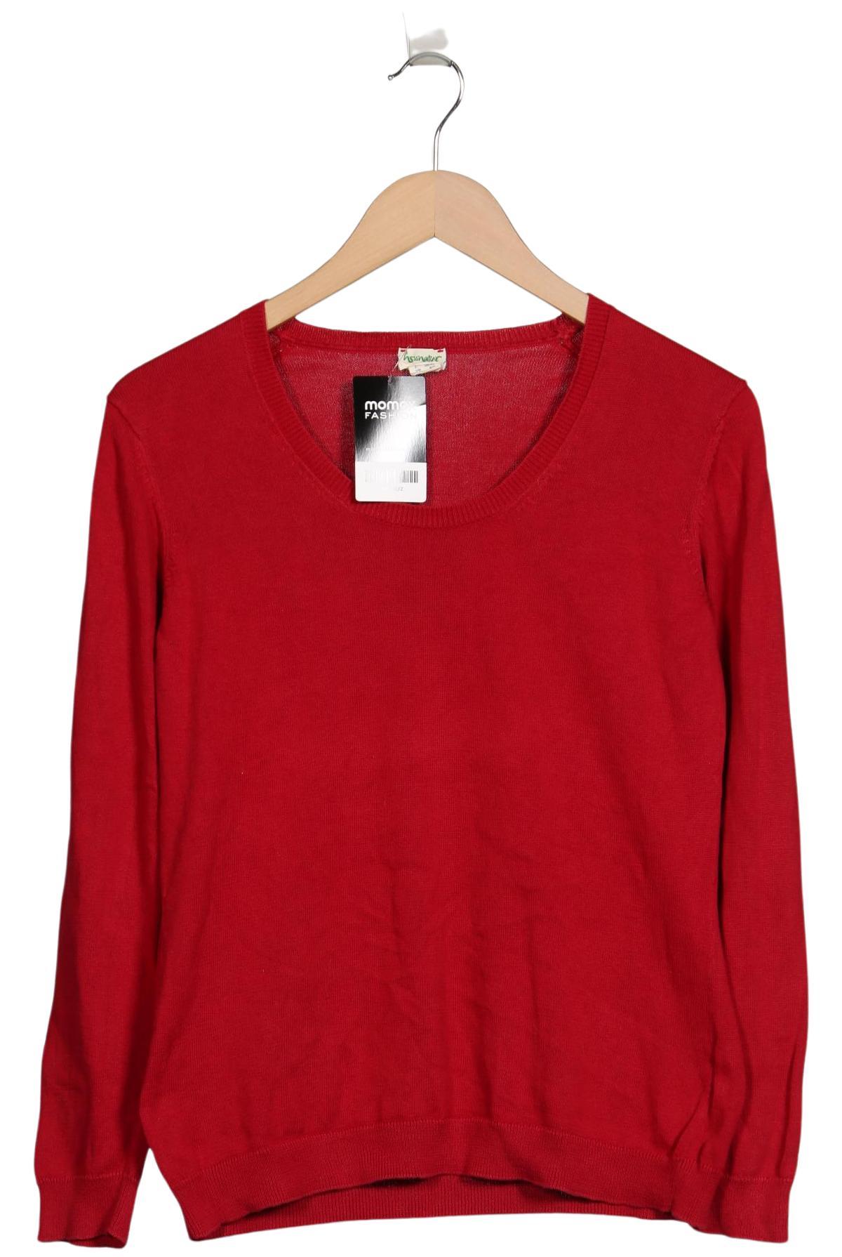 

hessnatur Damen Pullover, rot, Gr. 36