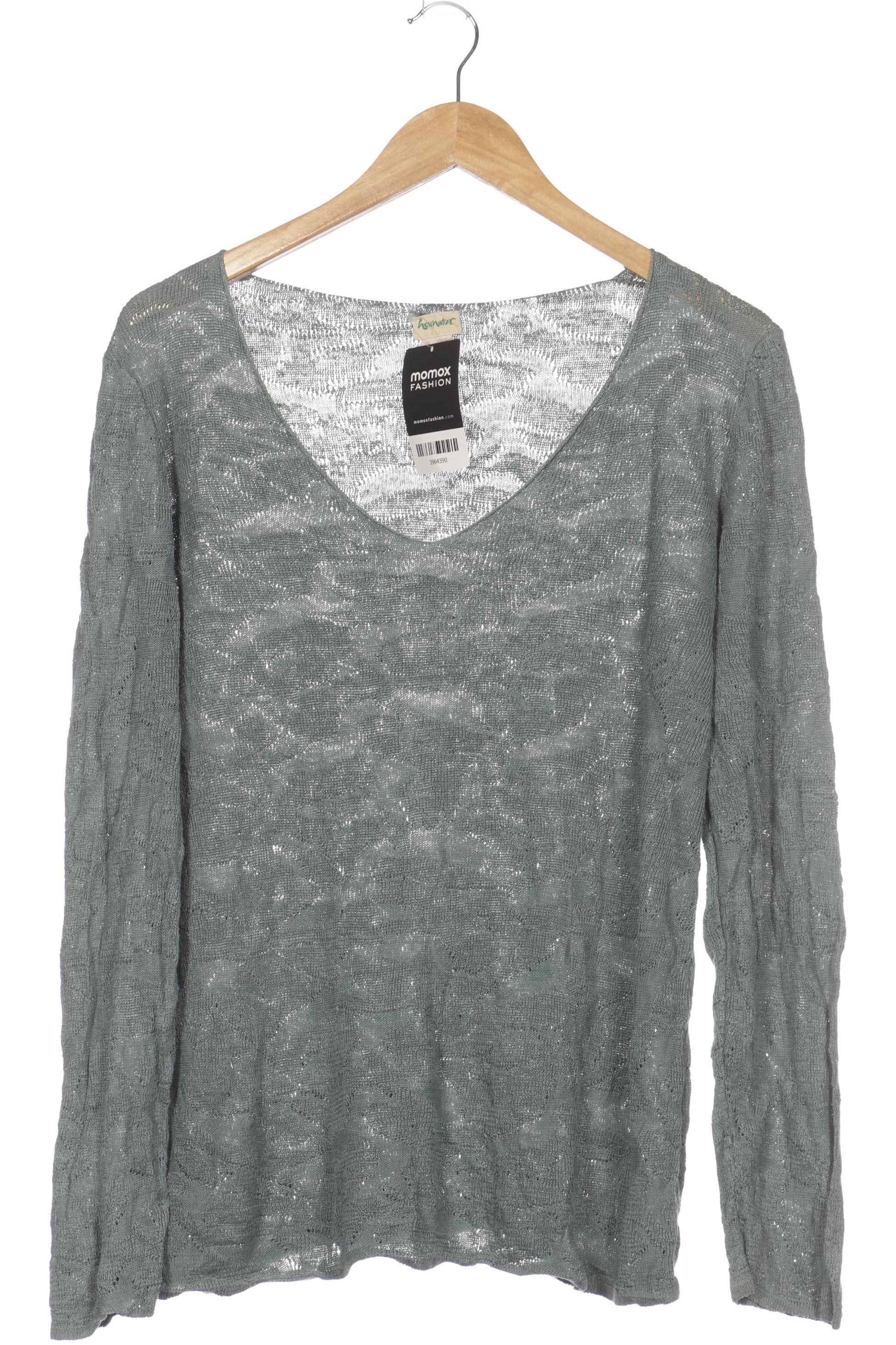 

hessnatur Damen Pullover, türkis, Gr. 40