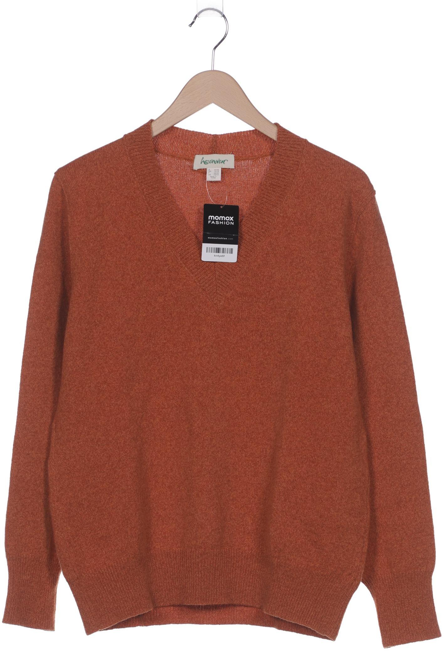 

hessnatur Damen Pullover, orange, Gr. 40