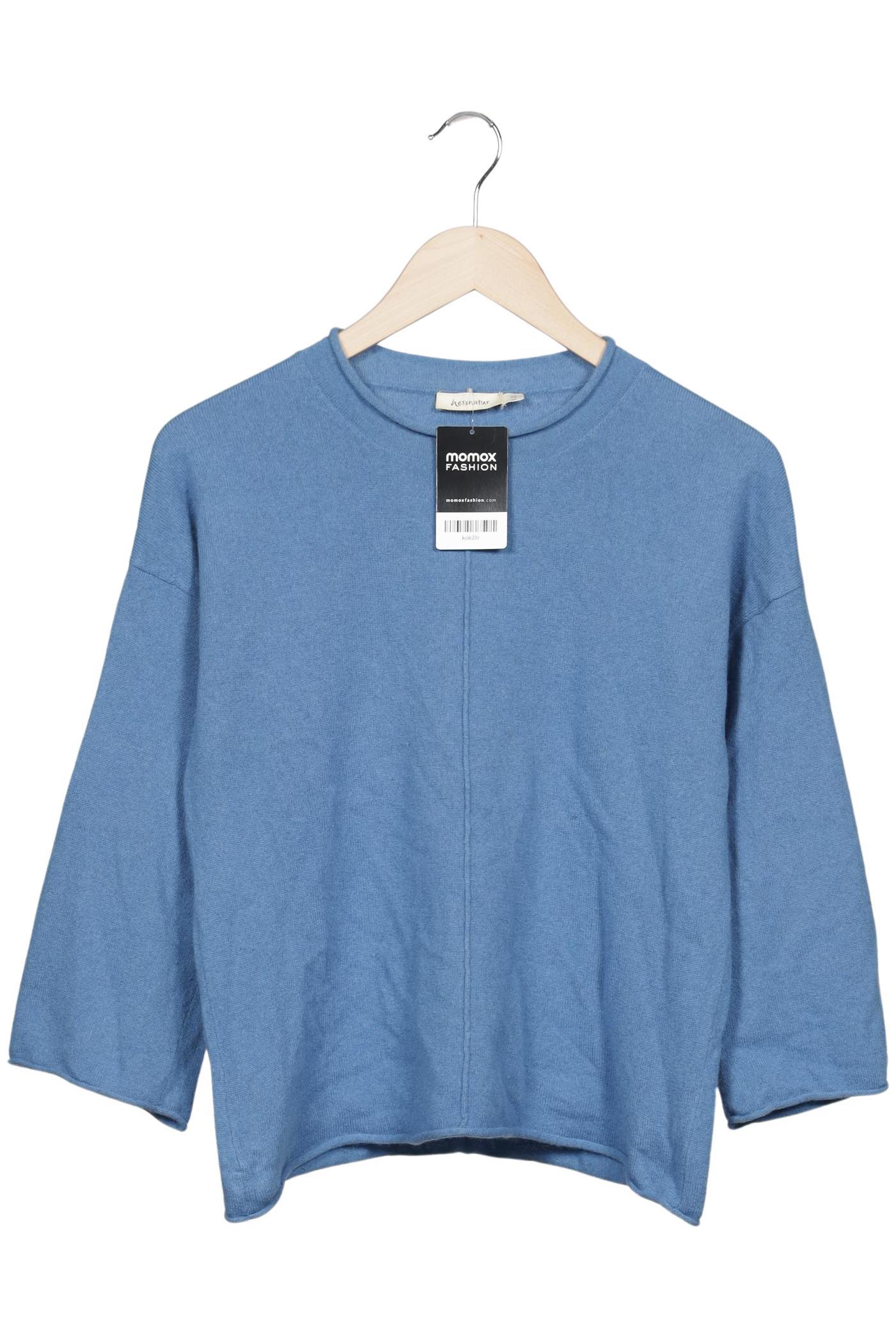 

hessnatur Damen Pullover, blau, Gr. 34