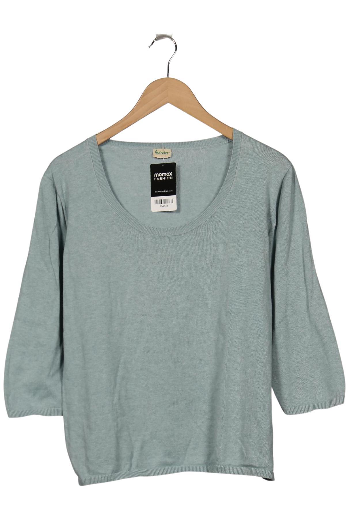 

hessnatur Damen Pullover, hellblau, Gr. 44