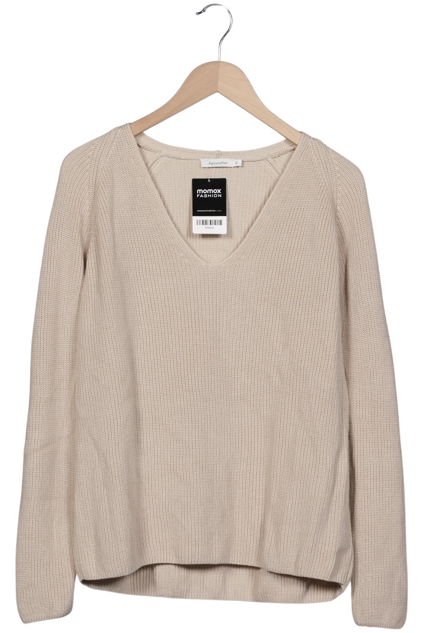 

hessnatur Damen Pullover, cremeweiß, Gr. 44