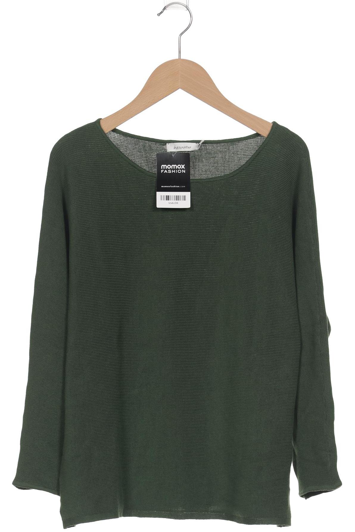 

hessnatur Damen Pullover, grün, Gr. 34