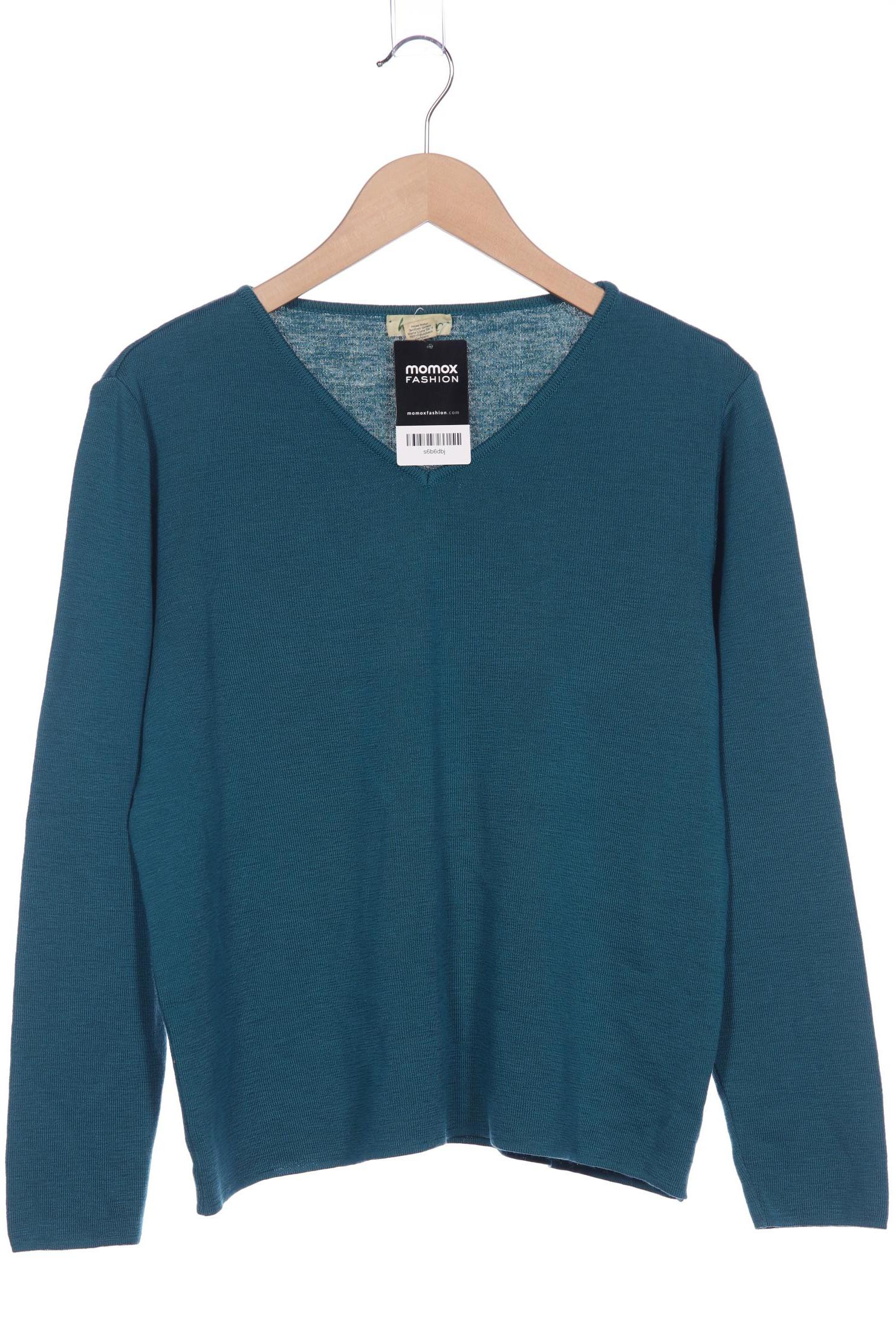 

hessnatur Damen Pullover, türkis, Gr. 40