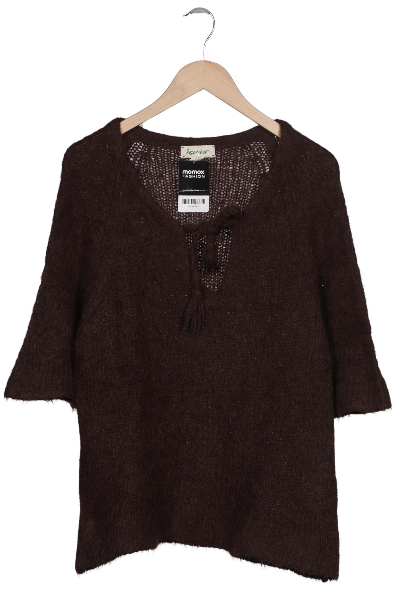 

hessnatur Damen Pullover, braun, Gr. 40