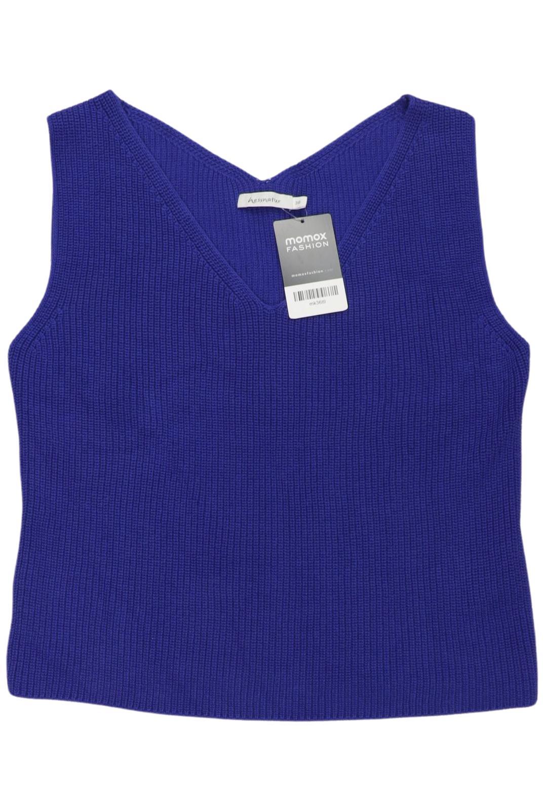 

hessnatur Damen Pullover, blau, Gr. 38