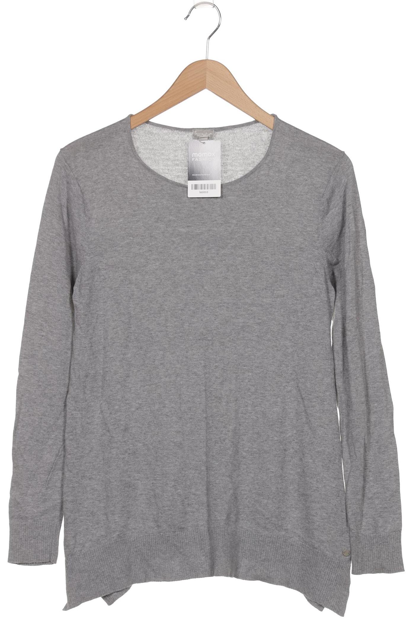 

hessnatur Damen Pullover, grau, Gr. 38