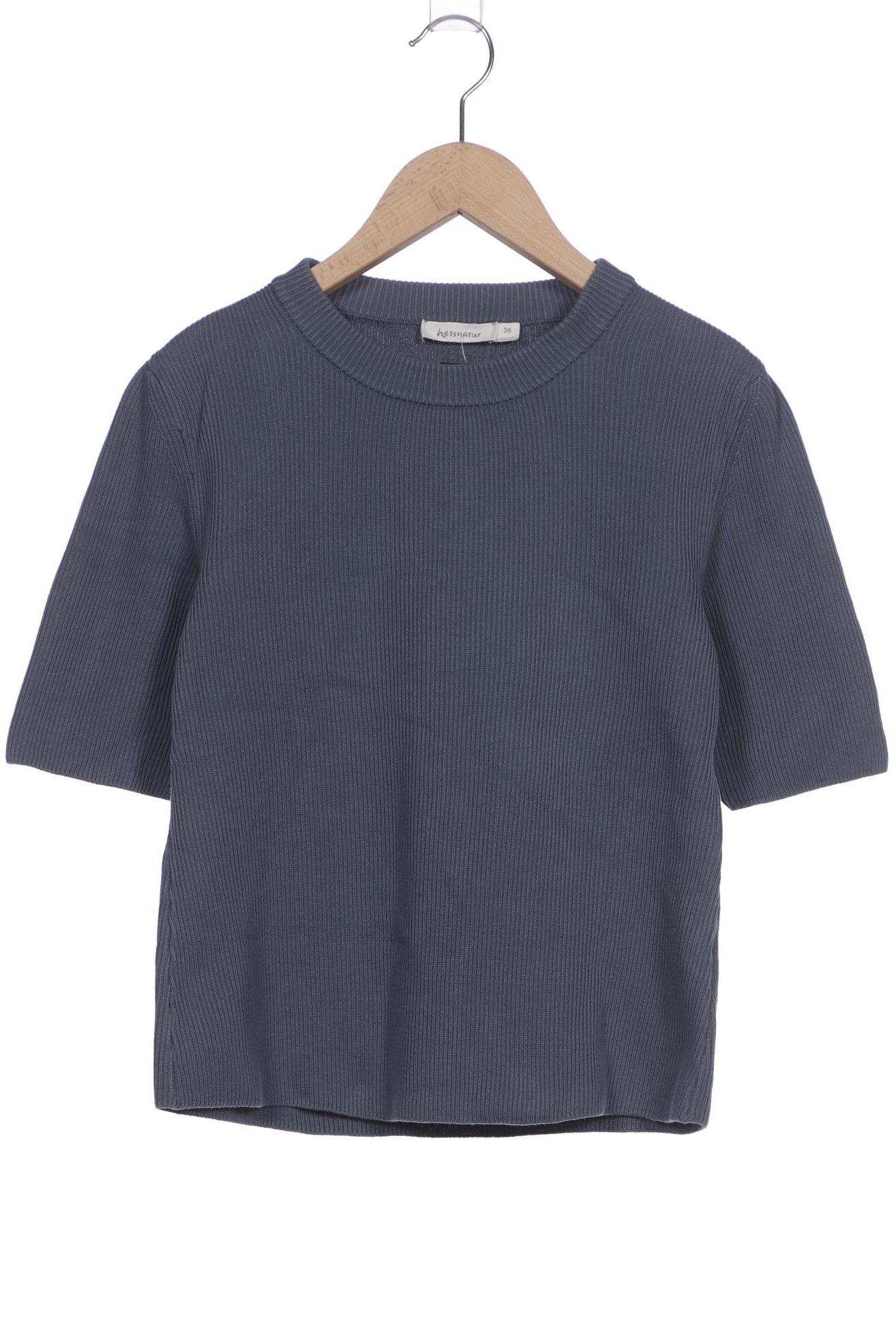 

hessnatur Damen Pullover, marineblau, Gr. 36